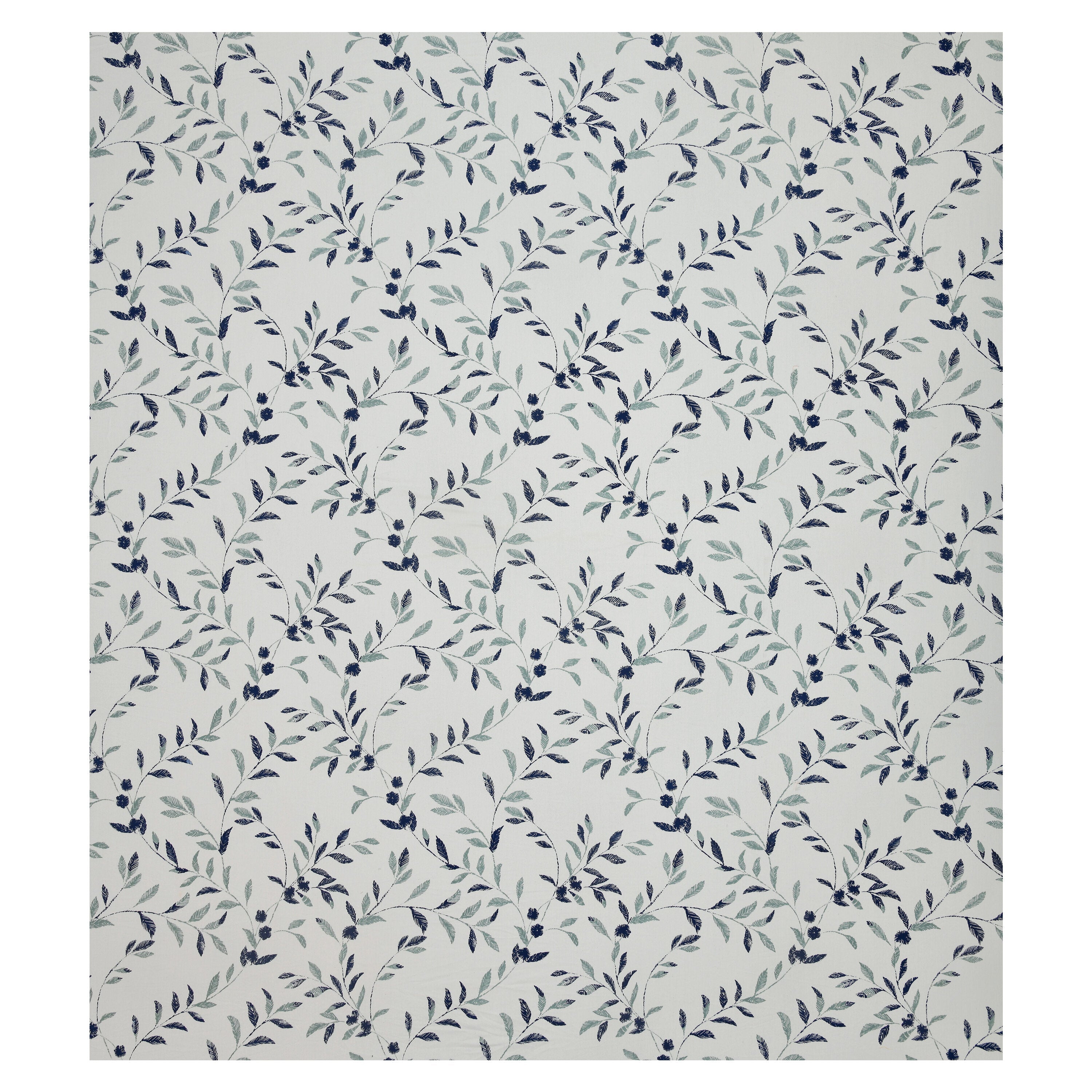 LIVING ROOTS Jaipuri Hand Block Print Double King Cotton Bedsheet 86*104 inches (7.1*8.6 feet) With 2 Pillow Cover | 240 TC | Rich Fast Colour With No Colour Bleeding | (508-B) (Blue)