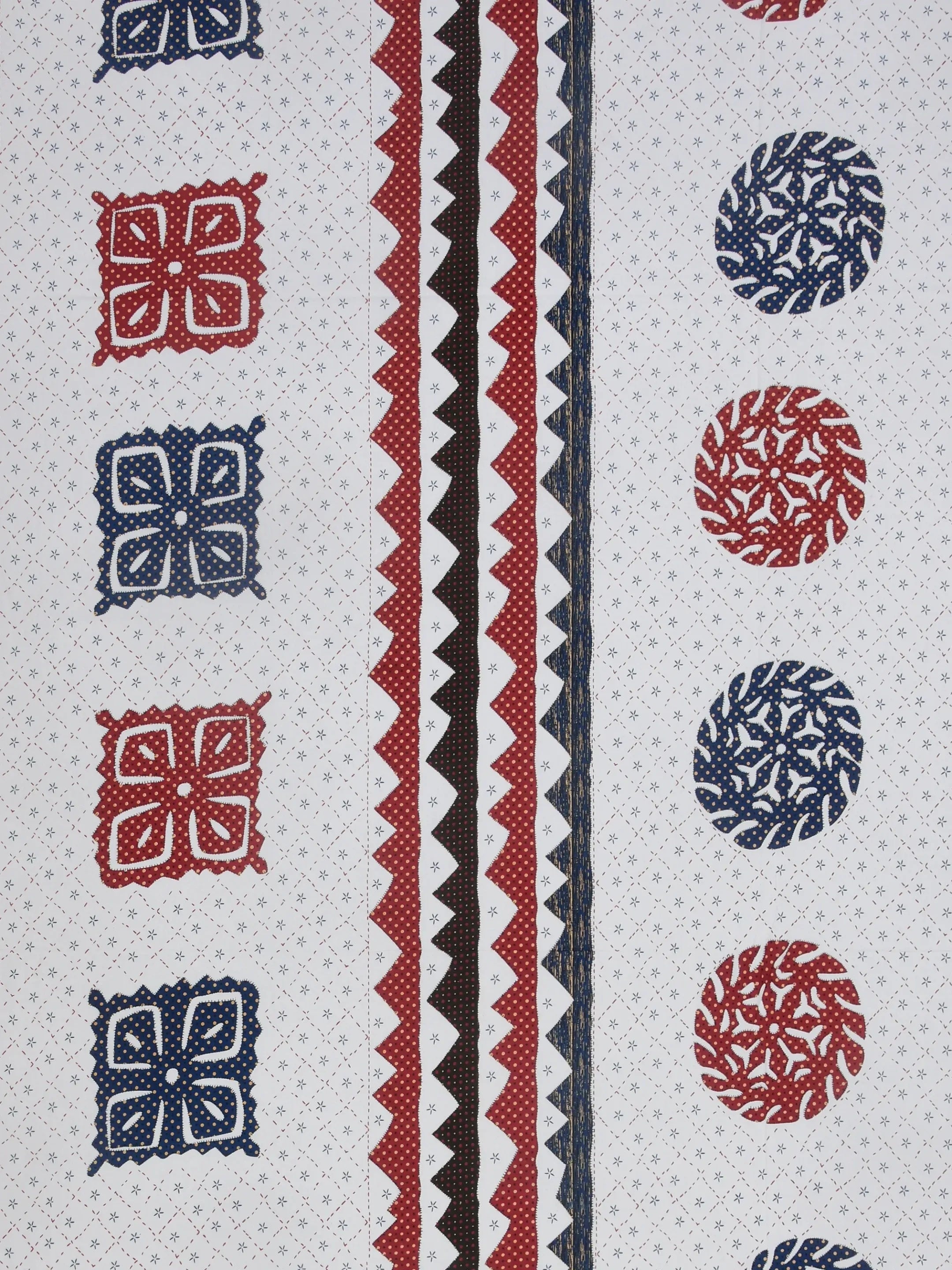 LIVING ROOTS Jaipuri Hand Block Print Super King Cotton Bedsheet 104*104 inches (8.6*8.6 feet) With 2 Pillow Cover | 240 TC | Rich Fast Colour With No Colour Bleeding | (511-C) (Multi)