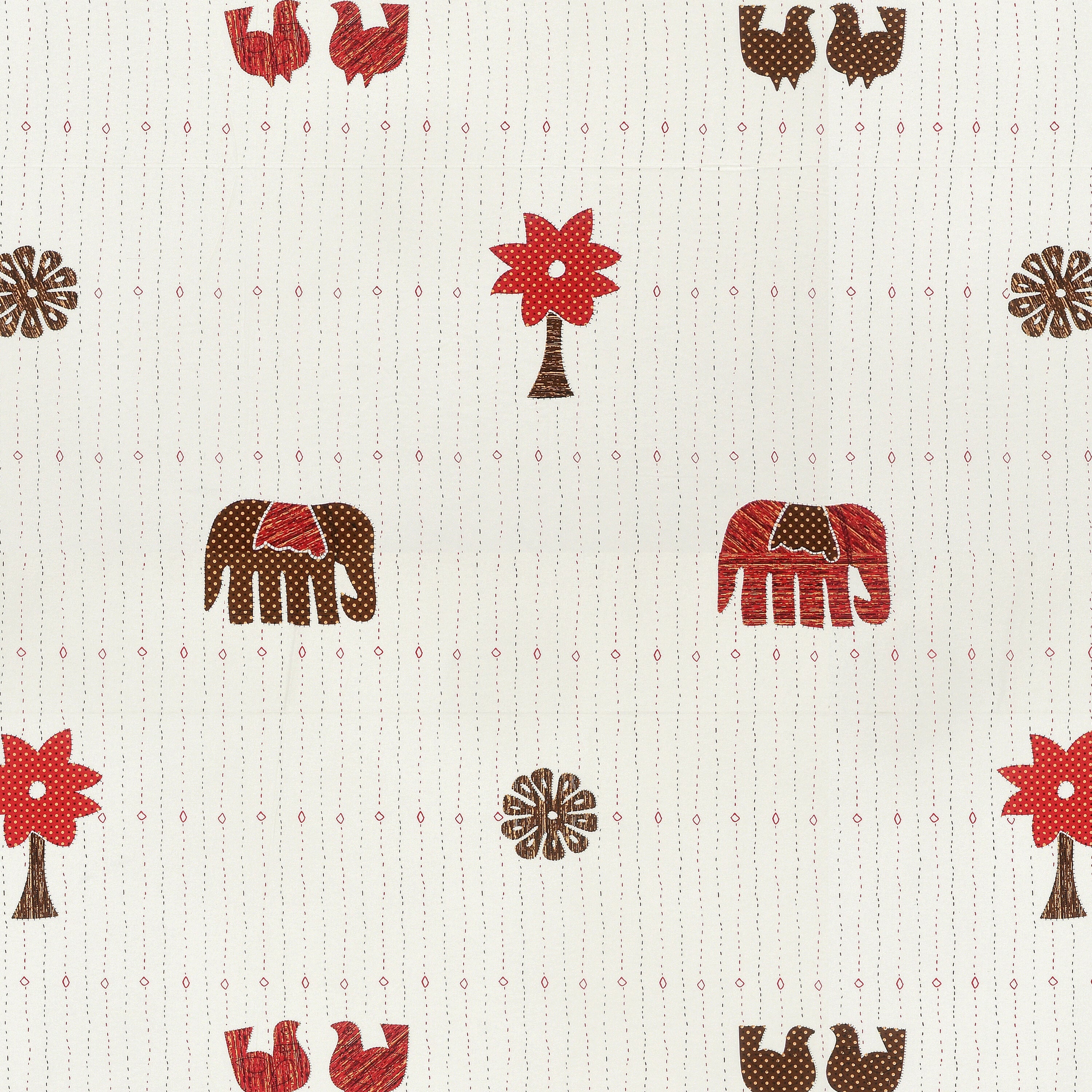LIVING ROOTS Jaipuri Hand Block Print Super King Cotton Bedsheet 104*104 inches (8.6*8.6 feet) With 2 Pillow Cover | 240 TC | Rich Fast Colour With No Colour Bleeding | (513-A) (Multi)