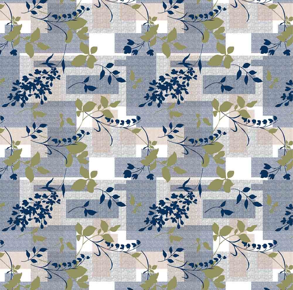 LIVING ROOTS Jaipuri Hand Block Print Super King Cotton Bedsheet 104*104 inches (8.5*8.5 feet) With 2 Pillow Cover | 240 TC | Rich Fast Colour With No Colour Bleeding | (567-A) (Blue)