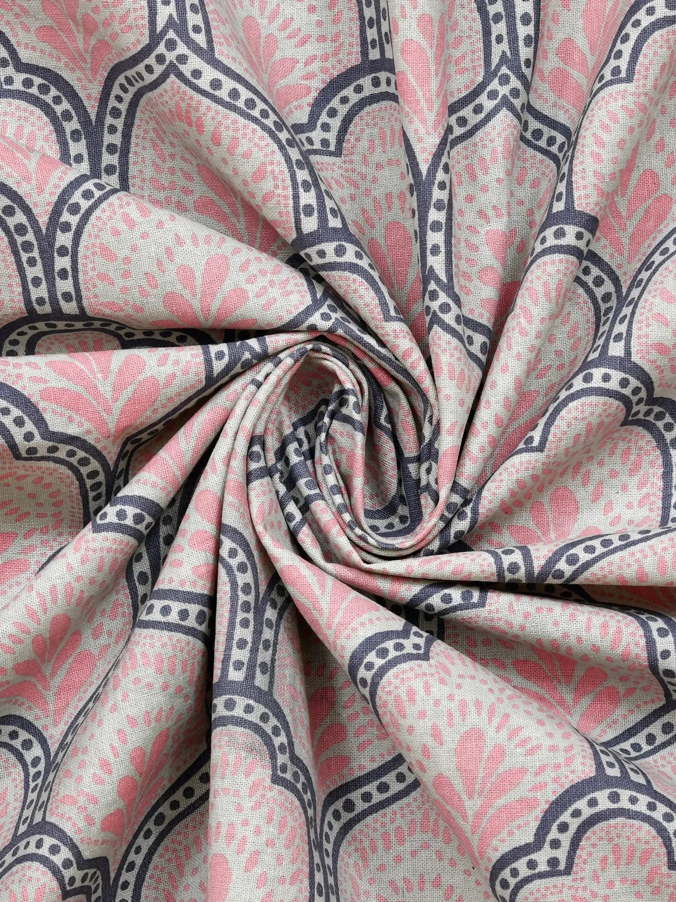 LIVING ROOTS Jaipuri Hand Block Print Super King Cotton Bedsheet 104*104 inches (8.5*8.5 feet) With 2 Pillow Cover | 240 TC | Rich Fast Colour With No Colour Bleeding | (568-A) (Purple)