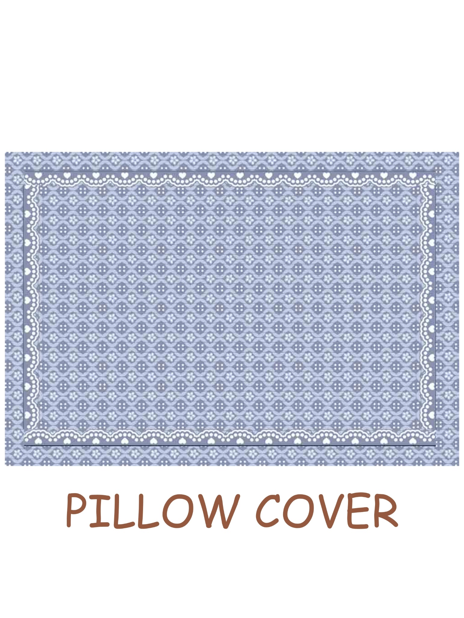 Living Roots Cotton Super King Size Bedsheet | 104 x 104 Inches, 8.6 x 8.6 Feet | with 2 Pillow Covers | Blue Color Floral Motif with Geometric Border Print| Premium Soft Fabric | Perfect for Everyday Use