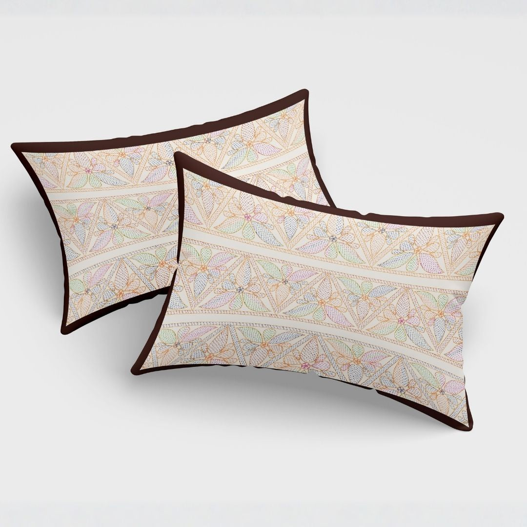LIVING ROOTS Jaipuri Hand Block Print Super King Cotton Bedsheet 104*104 inches (8.5*8.5 feet) With 2 Pillow Cover | 240 TC | Rich Fast Colour With No Colour Bleeding | (565-B) (Light Pink)