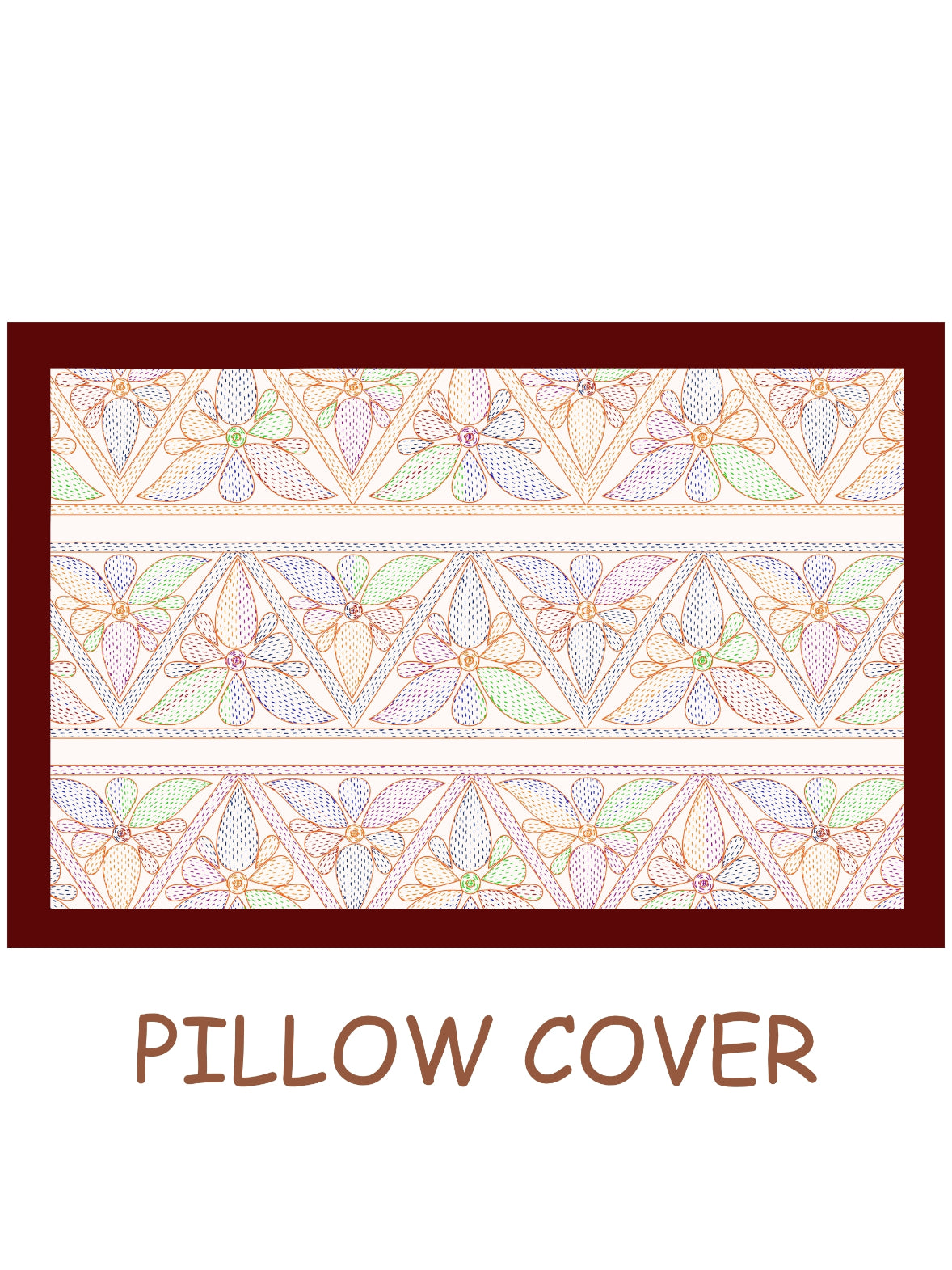 Living Roots Cotton Super King Size Bedsheet | 104 x 104 Inches, 8.6 x 8.6 Feet | with 2 Pillow Covers | Cream Cream Madhubani / Folk Art Hand Block Print| Premium Soft Fabric | Perfect for Everyday Use