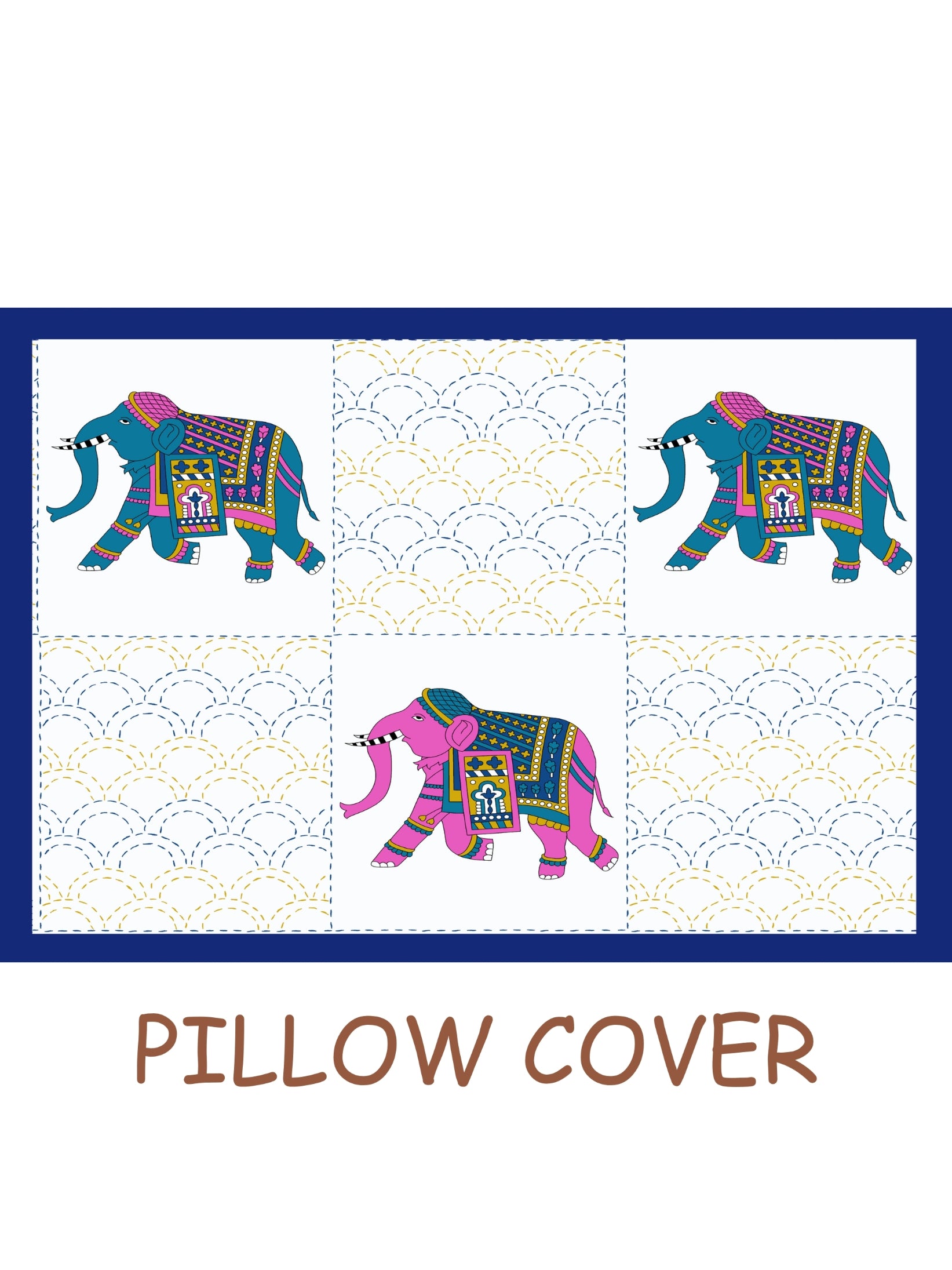 Living Roots Cotton Super King Size Bedsheet | 104 x 104 Inches 8.6 x 8.6 Feet | with 2 Pillow Covers |Off White Jaipuri Hand Block Print| Premium Soft Fabric | Perfect for Everyday Use