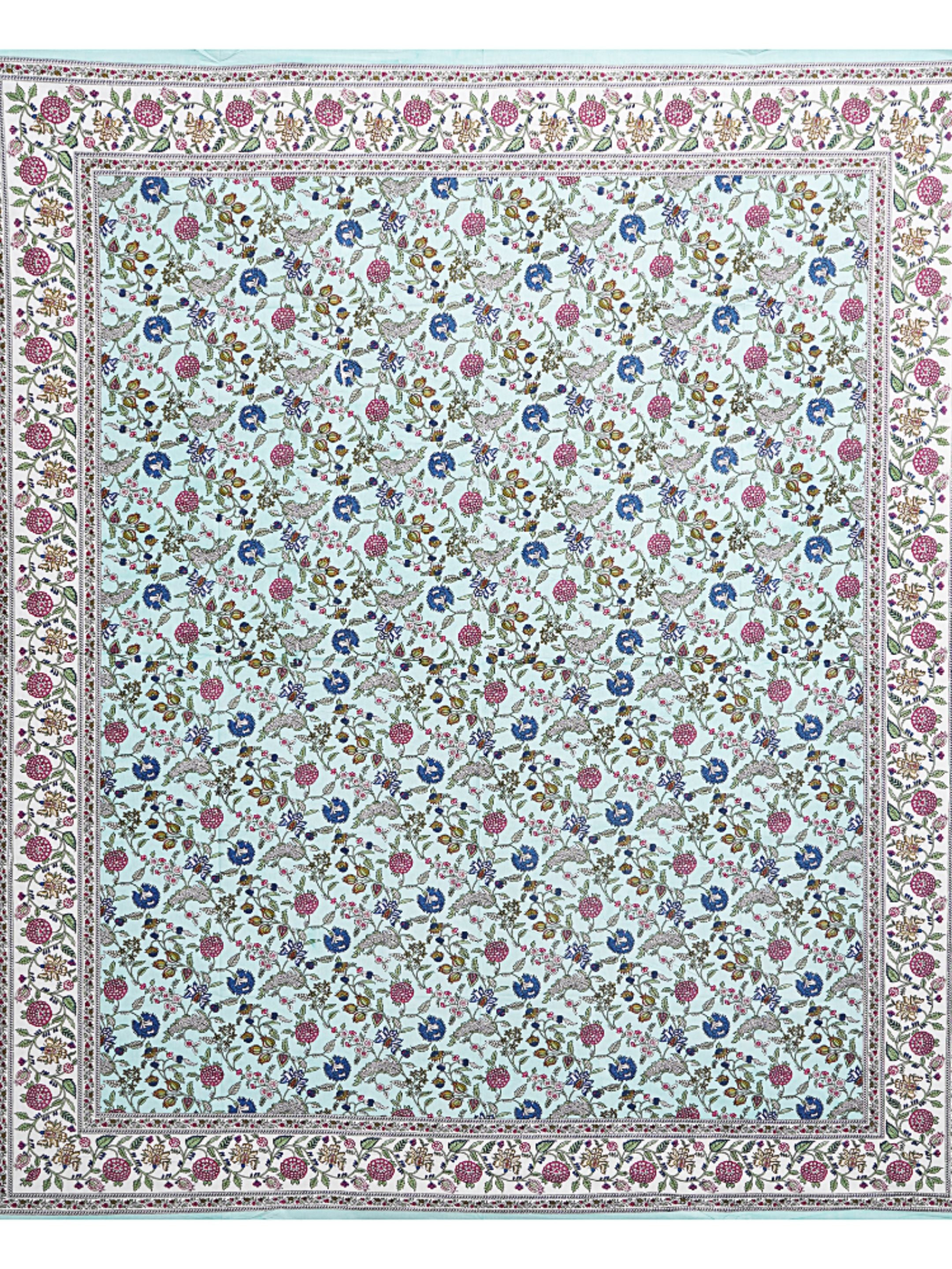 LIVING ROOTS PURE Cotton 1 SUPER King Size Bedsheet (8*8.6 Feet)  with 2 Pillow Cover (03-31-574-B)