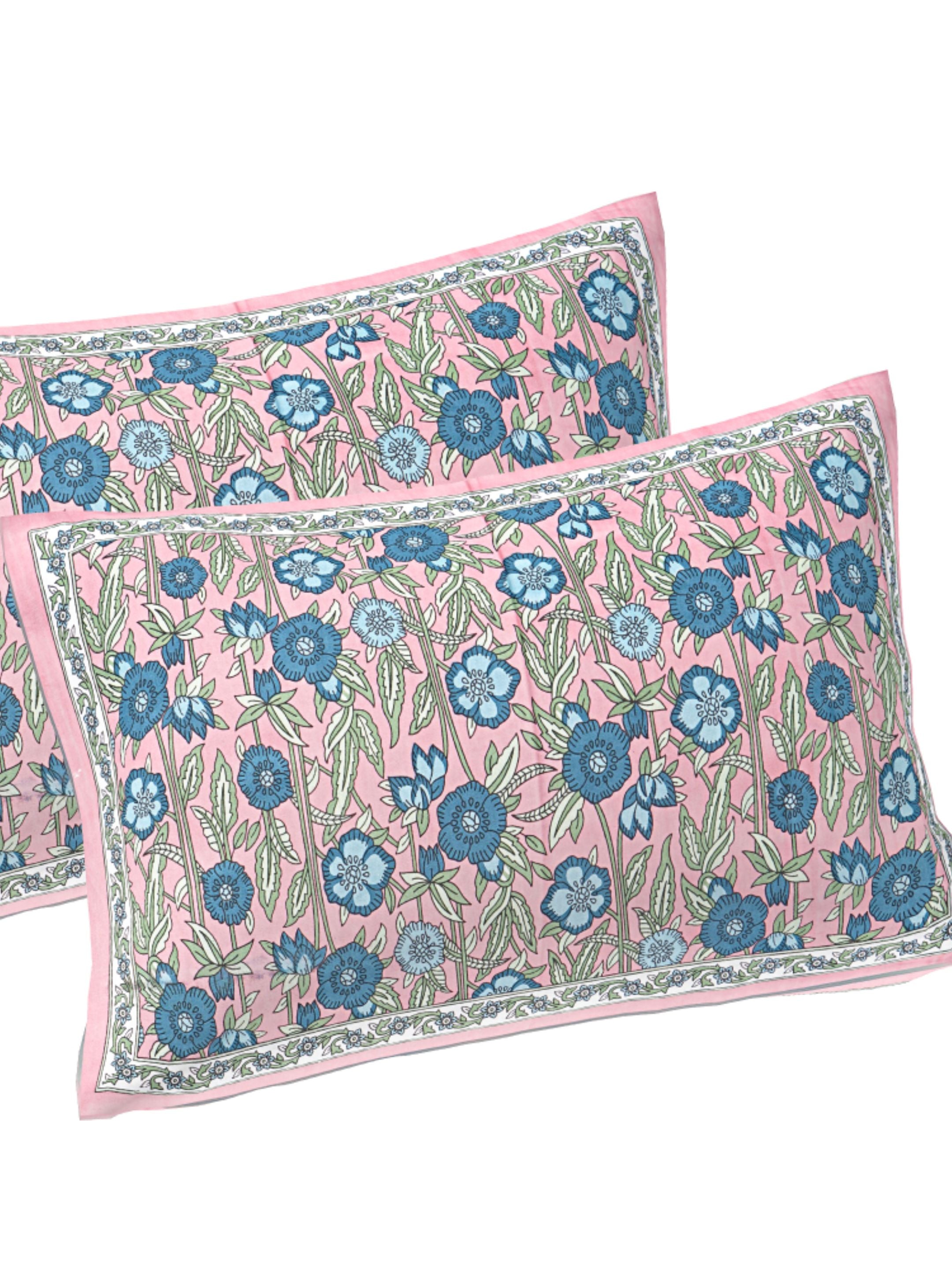 LIVING ROOTS PURE Cotton 1 SUPER King Size Bedsheet (8*8.6 Feet)  with 2 Pillow Cover (03-31-577-B)
