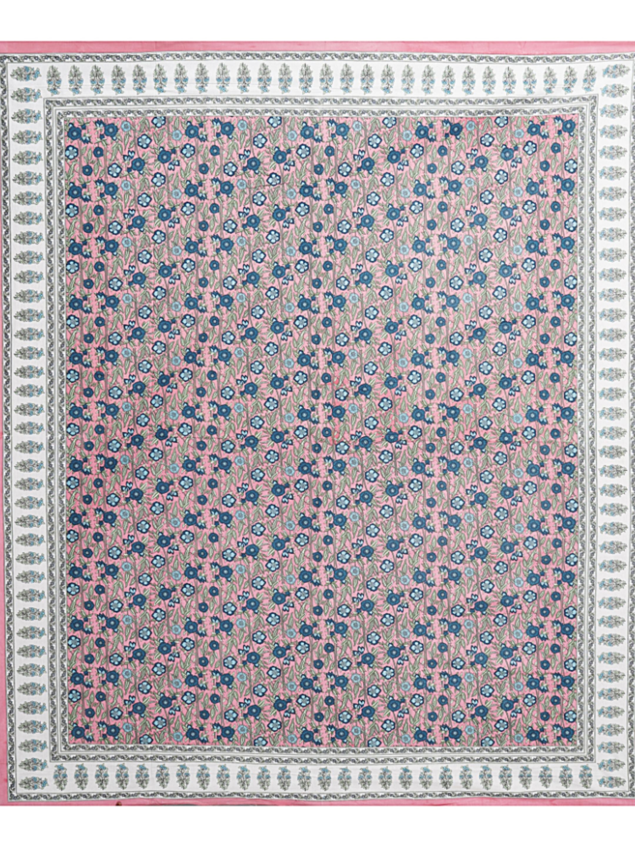 LIVING ROOTS PURE Cotton 1 SUPER King Size Bedsheet (8*8.6 Feet)  with 2 Pillow Cover (03-31-577-B)