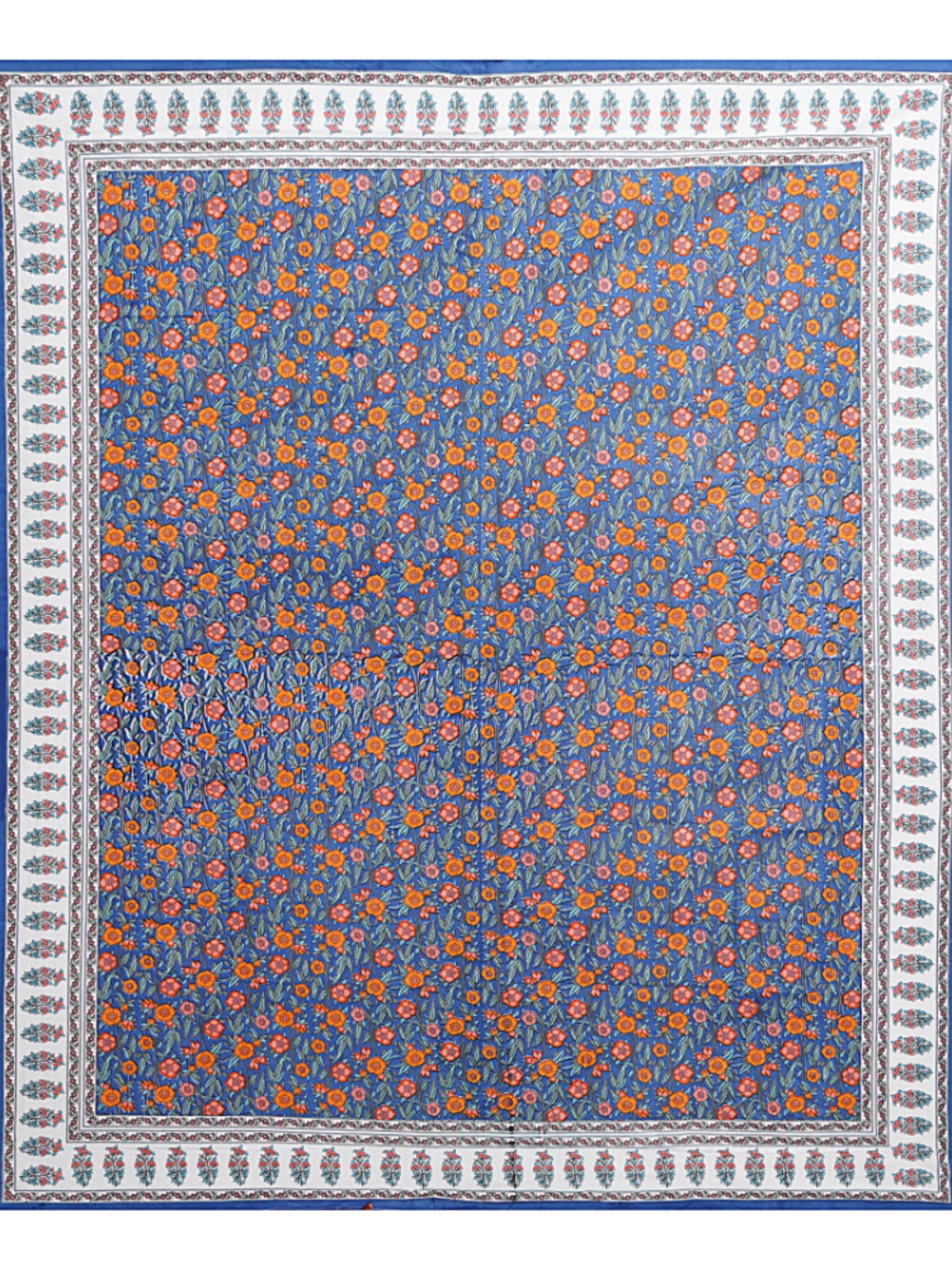 LIVING ROOTS PURE Cotton 1 SUPER King Size Bedsheet (8*8.6 Feet)  with 2 Pillow Cover (03-31-577-C)