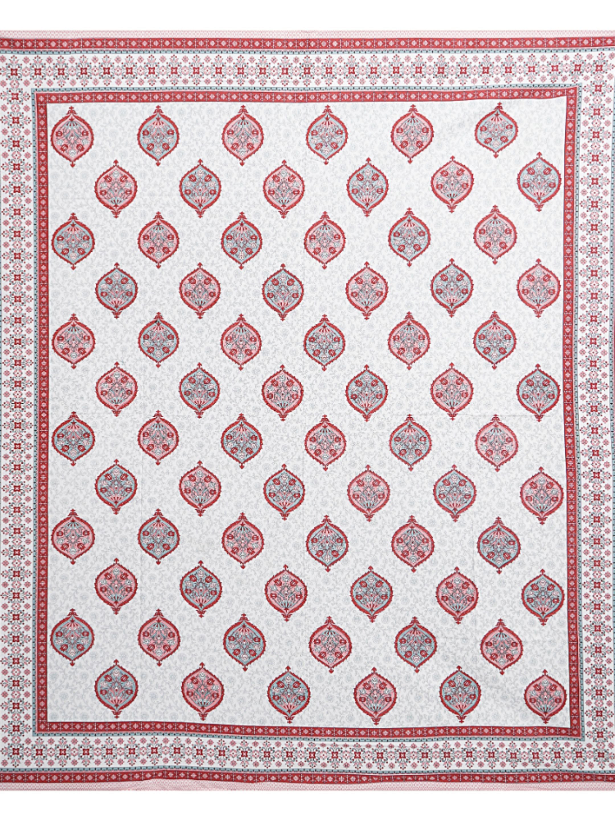 LIVING ROOTS PURE Cotton 1 SUPER King Size Bedsheet (8*8.6 Feet)  with 2 Pillow Cover (03-31-578-A)