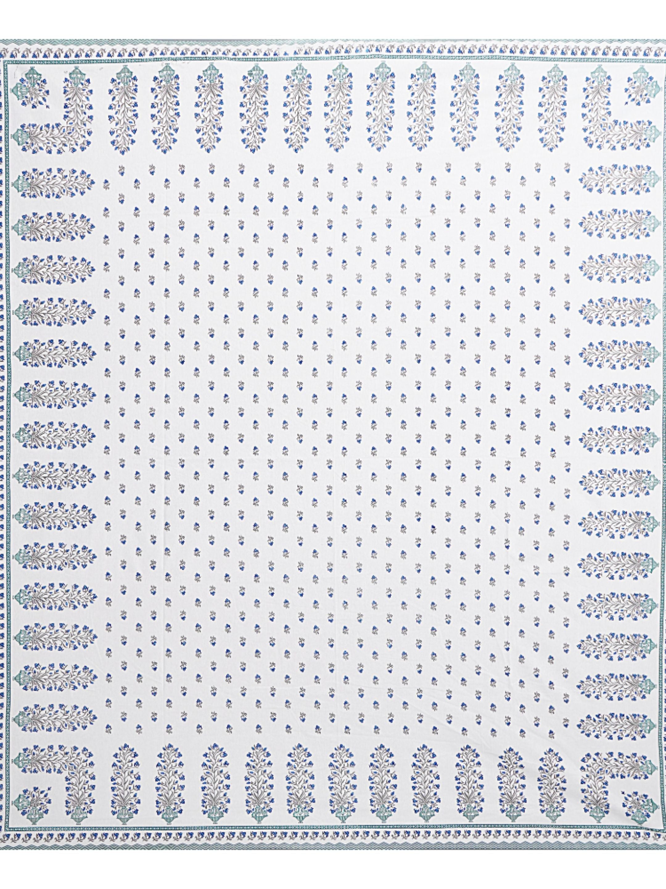 LIVING ROOTS PURE Cotton 1 SUPER King Size Bedsheet (8*8.6 Feet)  with 2 Pillow Cover (03-31-581-A)