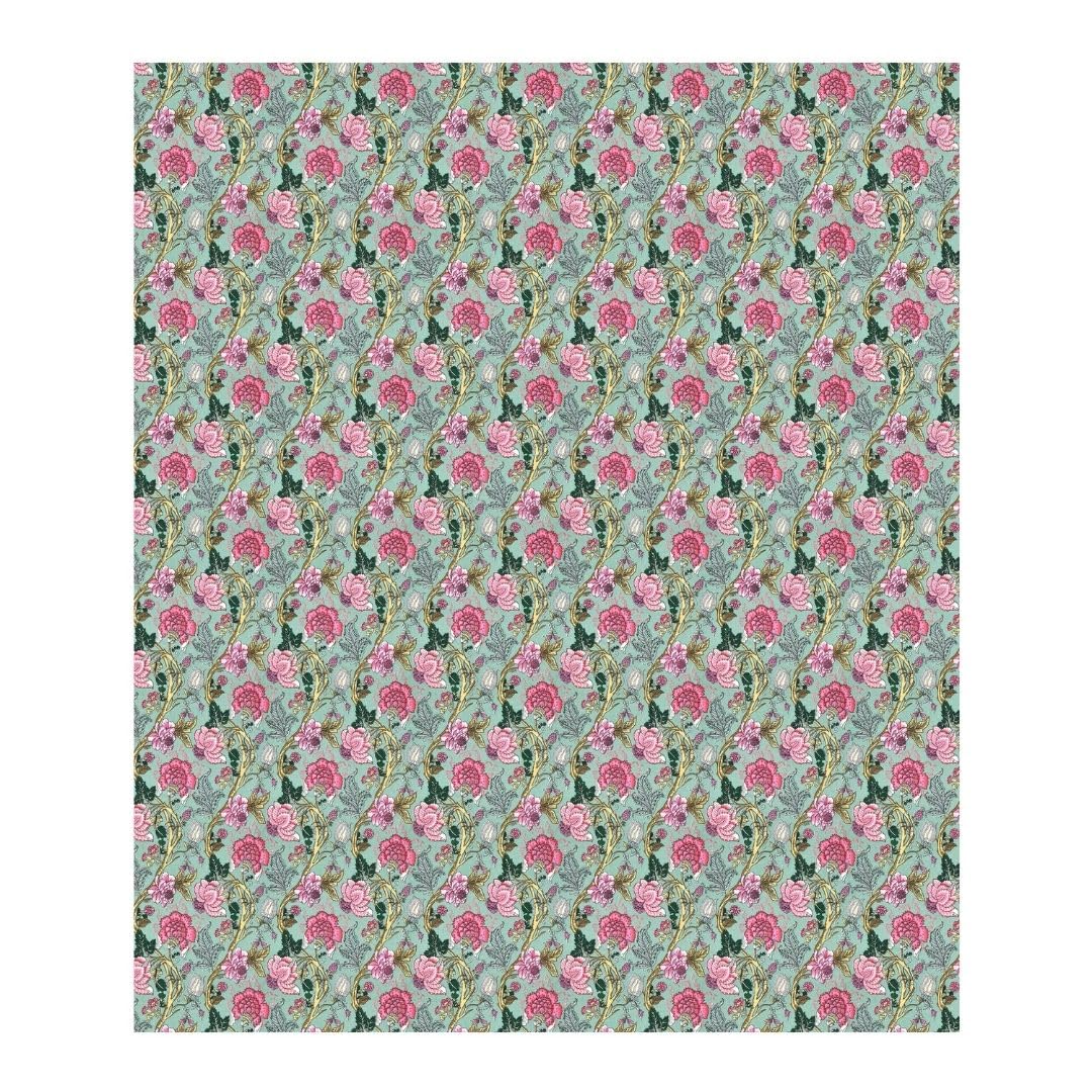 Living Roots Ethnic Jaipur Block Print Double King Cotton Bedsheet & 2 Pillow Covers, for Mattress Upto 6 inches Thick, No Colour Bleeding, Pink Colour, King Size 90 x 108 inches, 120TC (618-A)