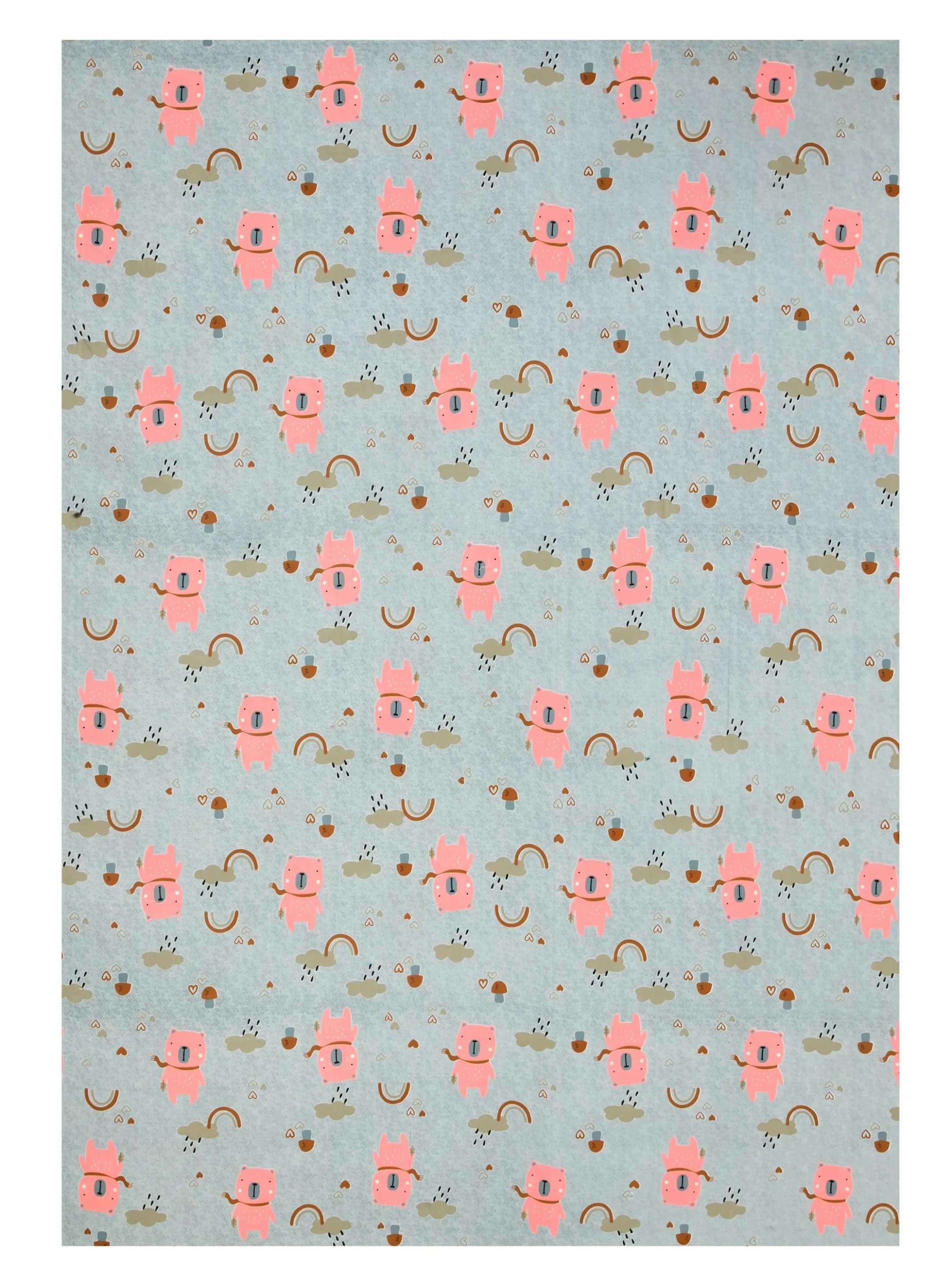 LIVING ROOTS Pure Cotton 1 Single Size Bedsheet 56*86 inches (4.6*7.1 feet ) With 1 Pillow Cover | Rich Fast Colour With No Colour Bleeding | Soft & Skin Friendly (036-A)
