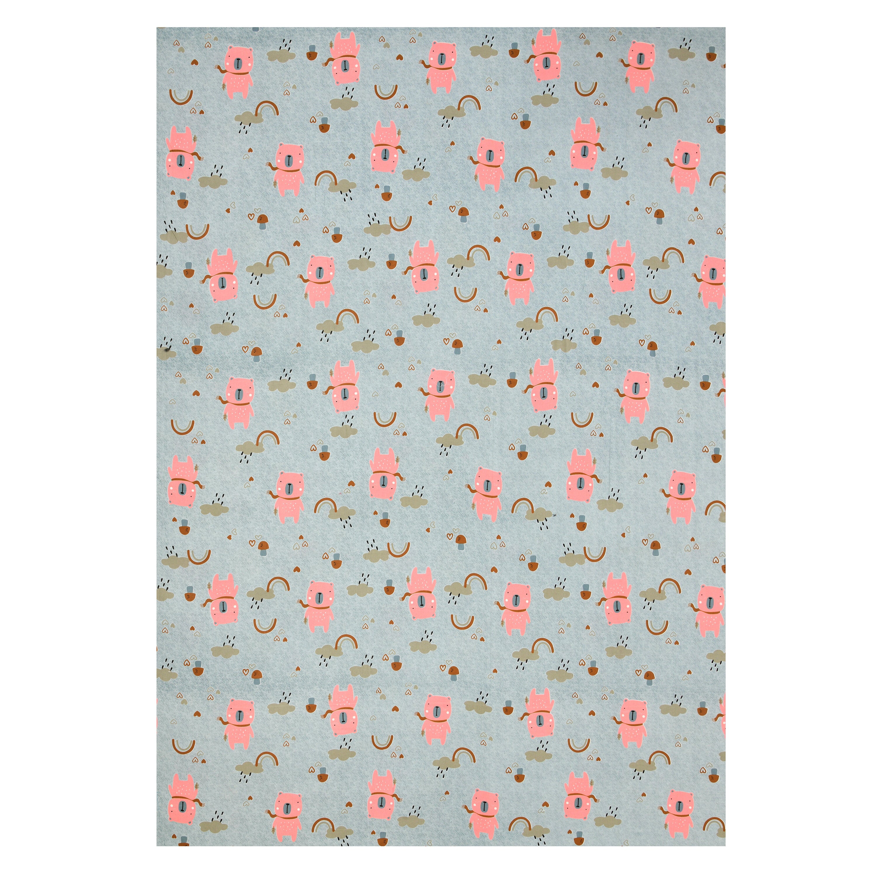 LIVING ROOTS Pure Cotton 1 Single Size Bedsheet 56*86 inches (4.6*7.1 feet ) With 1 Pillow Cover | Rich Fast Colour With No Colour Bleeding | Soft & Skin Friendly (036-A)
