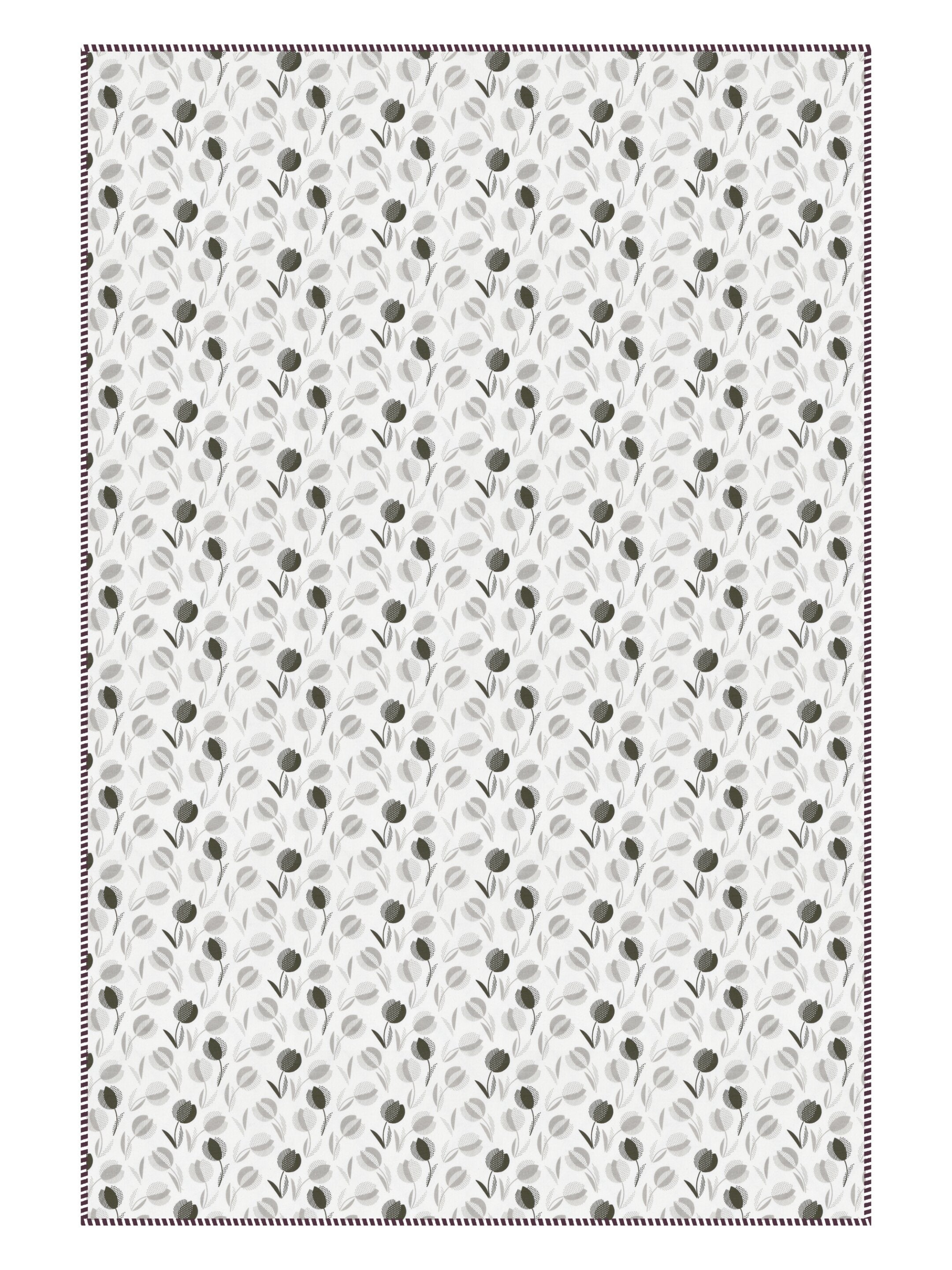 Living Roots Hand Block Geometric Floral Printed | Single Bed Dohar Lightweight For Summer Mild Winters AC Reversible Soft Comforter | No Colour Bleeding, Grey Colour, 56*86 inches, 150TC (11-026-A)