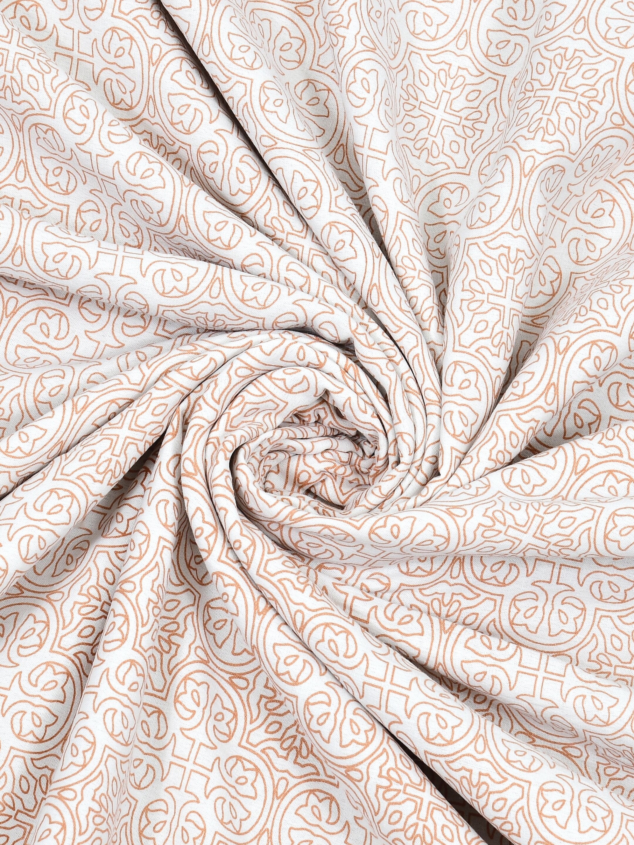 Living Roots Hand Block Bird Floral Printed | Single Bed Dohar Lightweight For Summer Mild Winters AC Reversible Soft Comforter | No Colour Bleeding, Coral Colour, 56*86 inches, 150TC (11-028-B)