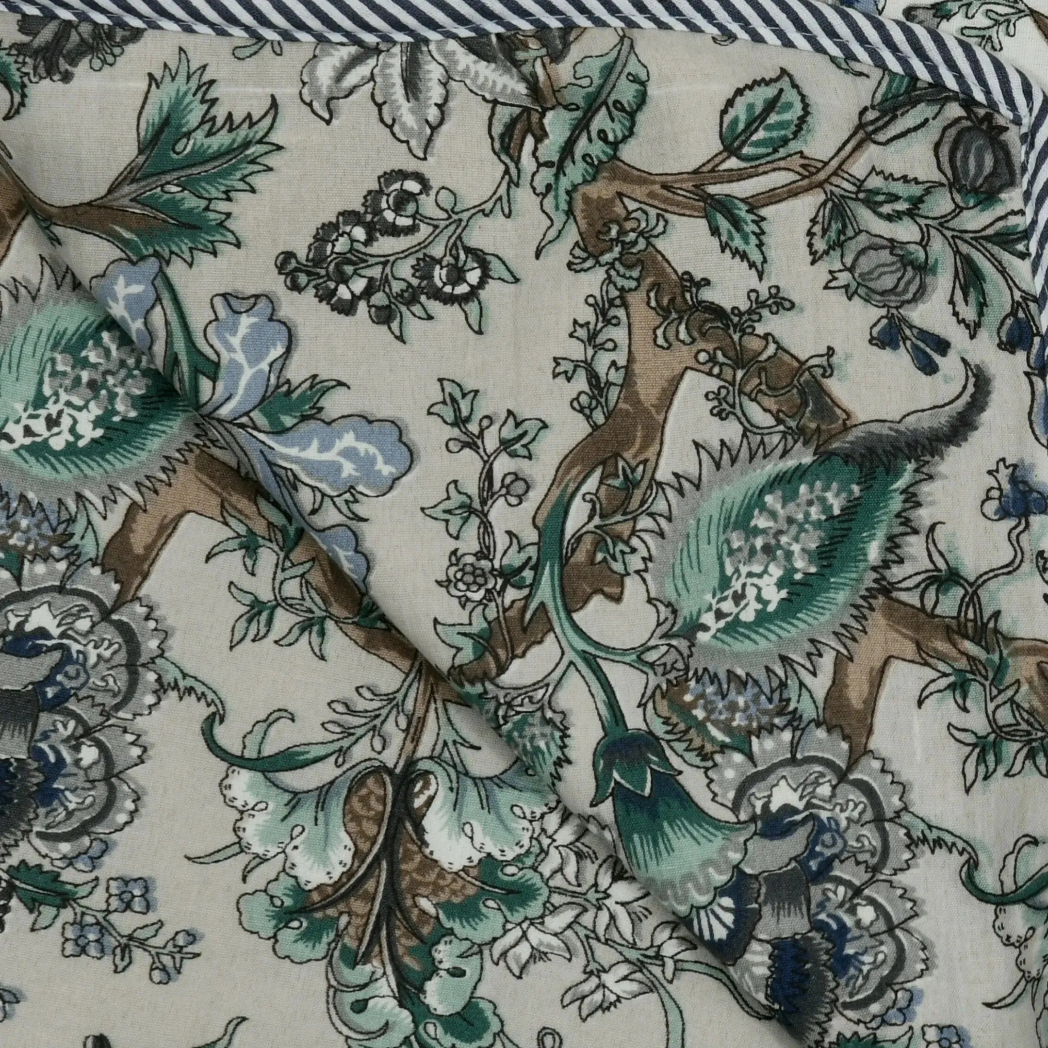 Super Soft Malmal (Muslin) Cotton Double Queen Size Dohar, All Season Reversible AC Comforter Hand Block Print - 86 x 96 inches (7.1*8 Feet) (21-042-B)