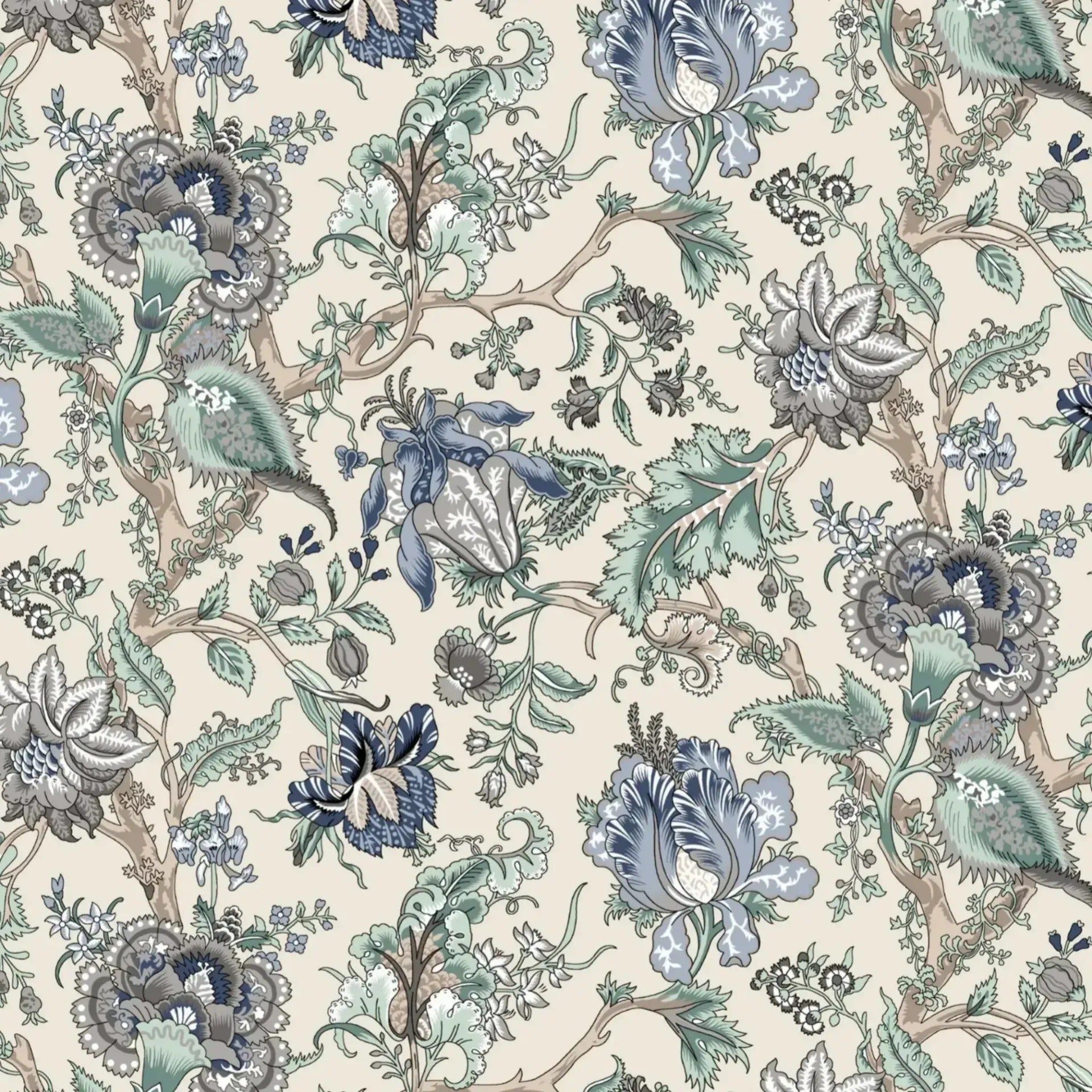 Super Soft Malmal (Muslin) Cotton Double Queen Size Dohar, All Season Reversible AC Comforter Hand Block Print - 86 x 96 inches (7.1*8 Feet) (21-042-B)