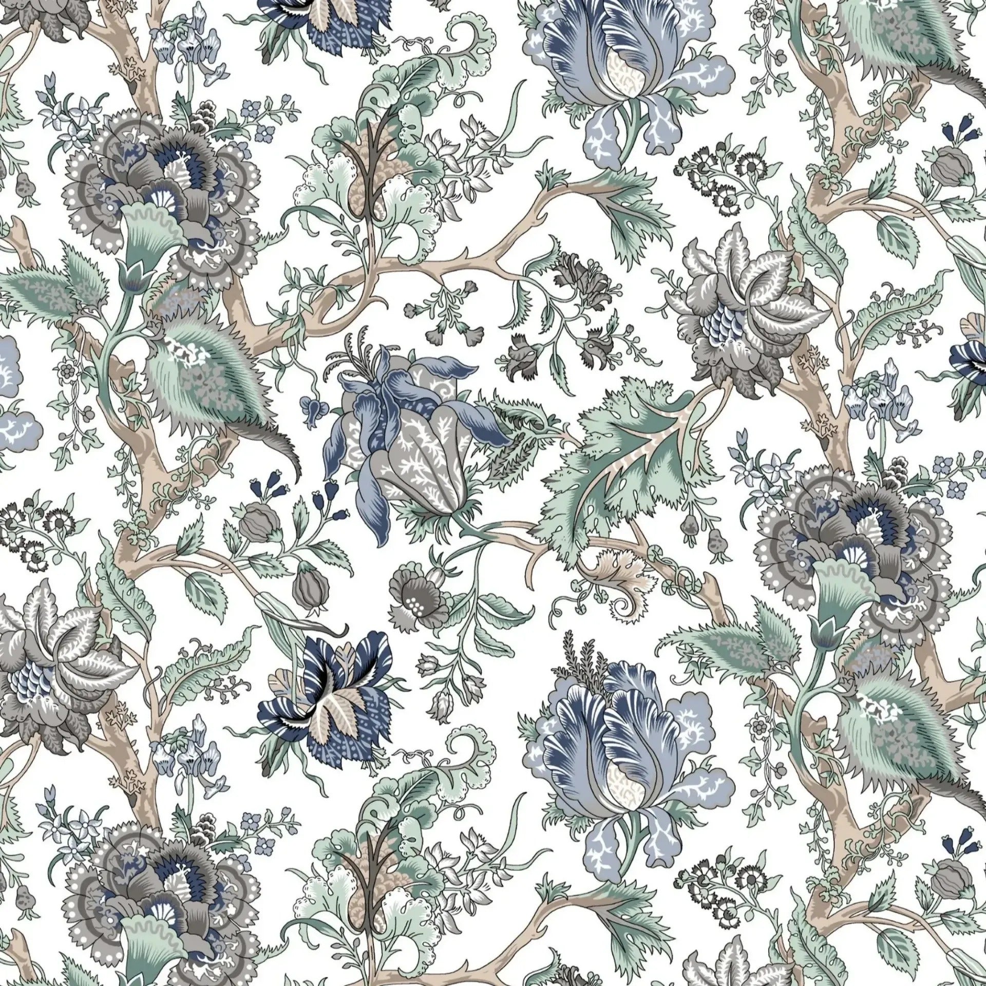 Super Soft Malmal (Muslin) Cotton Double Queen Size Dohar, All Season Reversible AC Comforter Hand Block Print - 86 x 96 inches (7.1*8 Feet) (21-042-B)