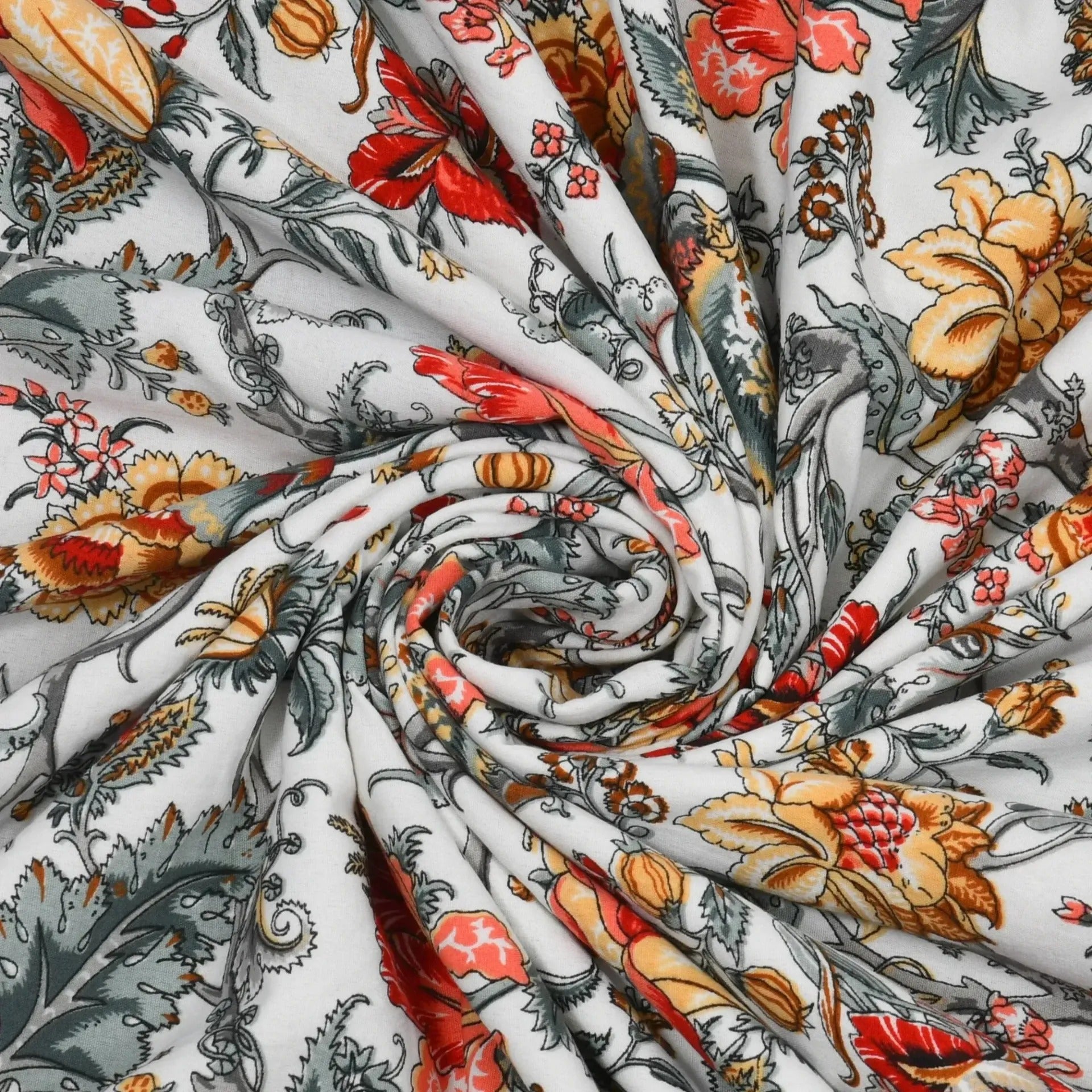 Super Soft Malmal (Muslin) Cotton Double Queen Size Dohar, All Season Reversible AC Comforter Hand Block Print - 86 x 96 inches (7.1*8 Feet) (21-042-C)