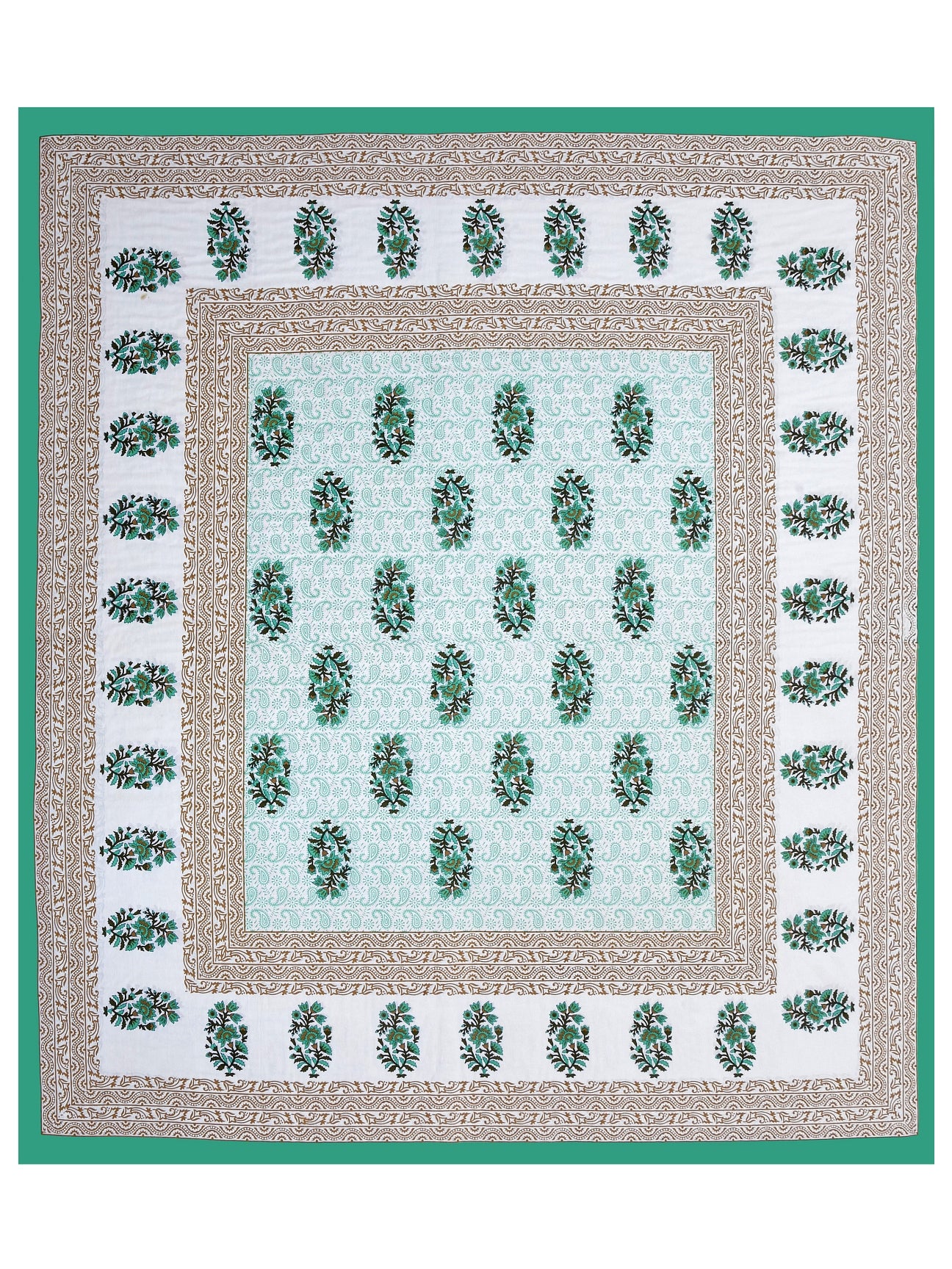 1 Queen Size Bedsheet  86*96 inches (7*8 Feet)   | Pure Cotton | Rich Fast Colour with No Colour Bleeding | Soft Skin Friendly (054-C)