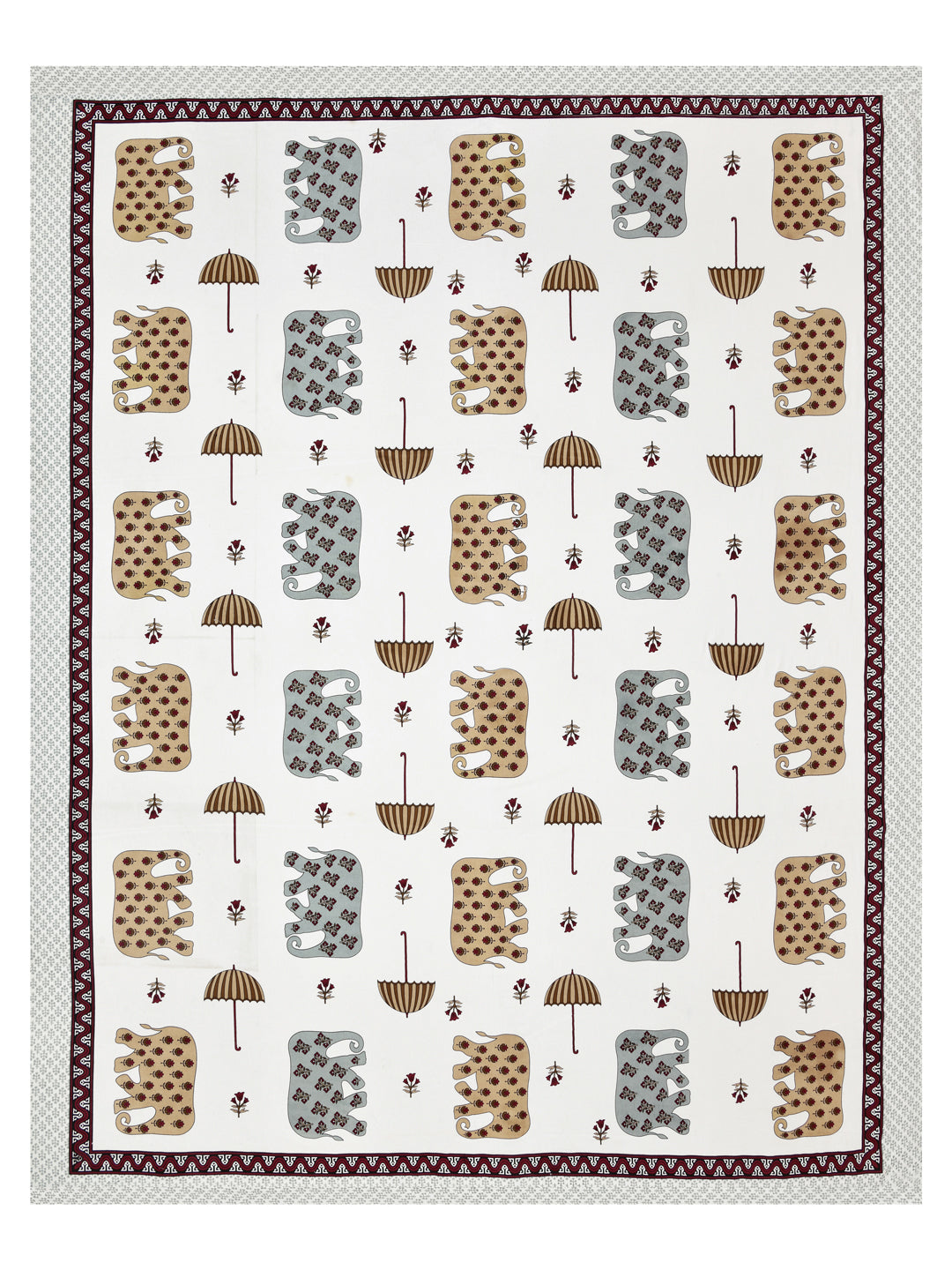 1 King Size Bedsheet  84*100 inches (7*8.3 Feet) With 2 Pillow Cover | Pure Cotton | Rich Fast Colour with No Colour Bleeding | Soft Skin Friendly (143-D)