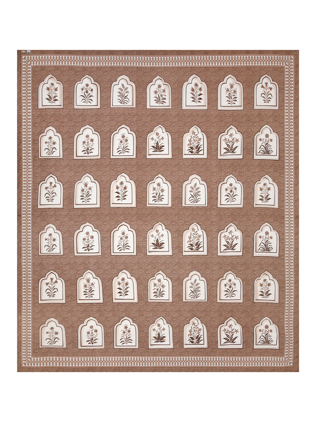 LIVING ROOTS Pure Cotton 1 King Size Bedsheet  90*96 inches (7.5*8 Feet) With 2 Pillow Cover | Rich Fast Colour with No Colour Bleeding | Soft Skin Friendly (147-B)
