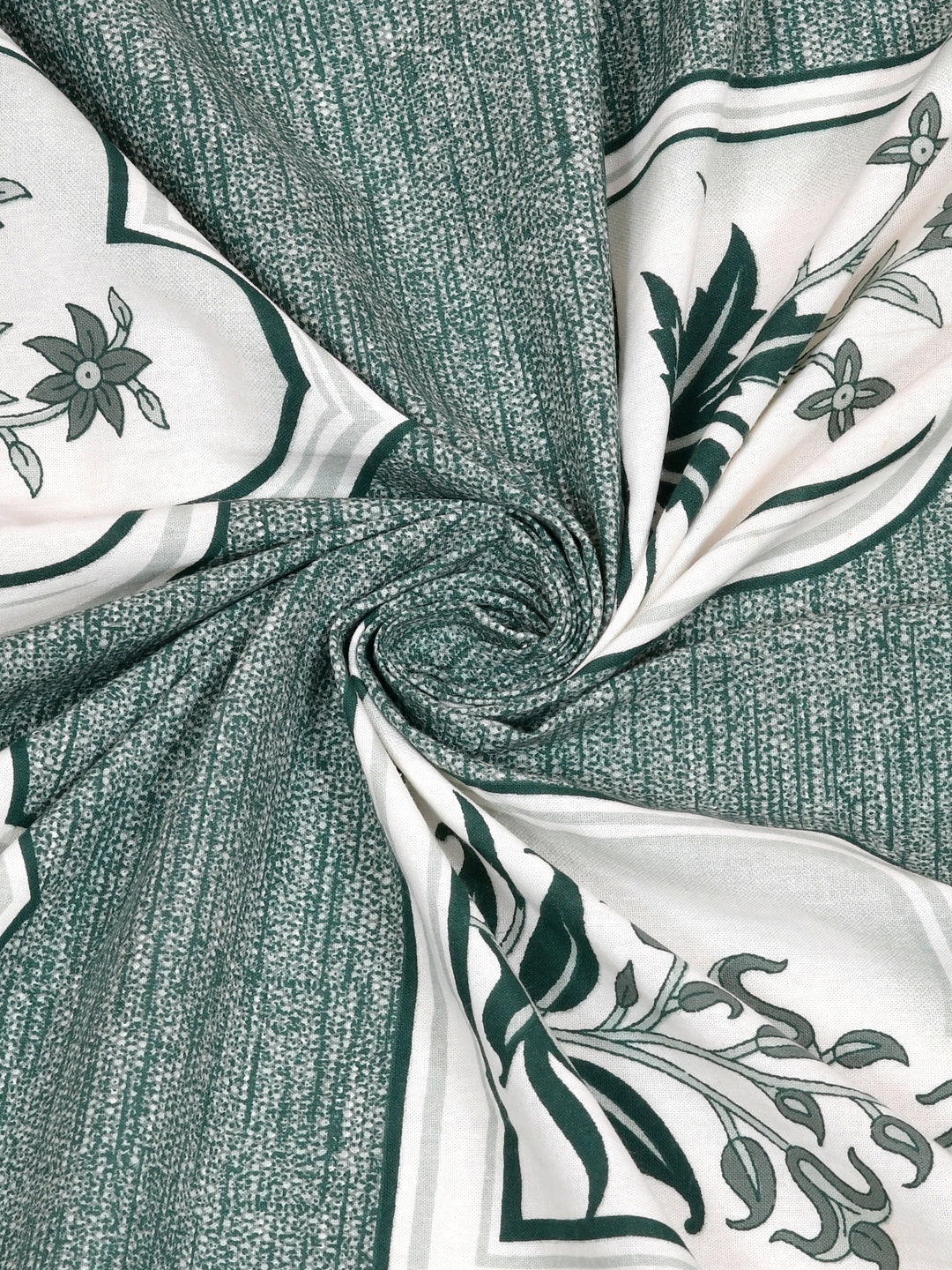LIVING ROOTS Pure Cotton 1 King Size Bedsheet  90*96 inches (7.5*8 Feet) With 2 Pillow Cover | Rich Fast Colour with No Colour Bleeding | Soft Skin Friendly (147-C)