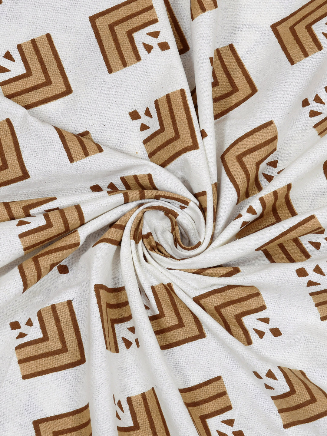 Double Bedsheet Pure Cotton - 1 Bedsheet with 2 Pillow Covers Beige Colour