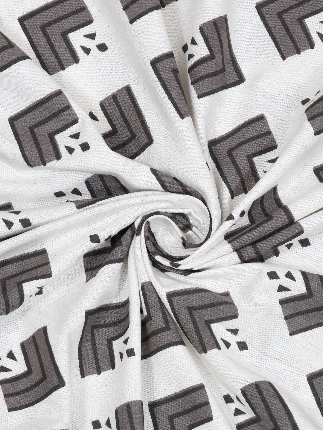 Double Bedsheet Pure Cotton - 1 Bedsheet with 2 Pillow Covers Brown Colour