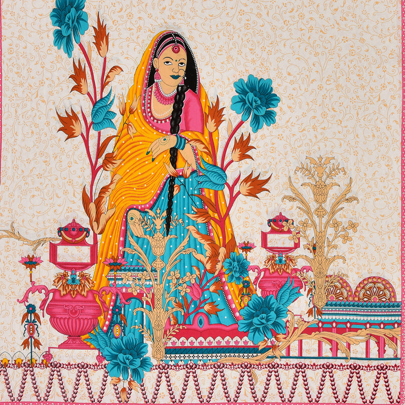 LIVING ROOTS 1 Queen Size Bedsheet 86*96 inches (7*8 Feet) with 2 Pillow Cover | Pure Cotton | Rich Fast Colour with No Colour Bleeding | Soft, Breathable & Skin Friendly, Keeps Your Body Cool (319-E)