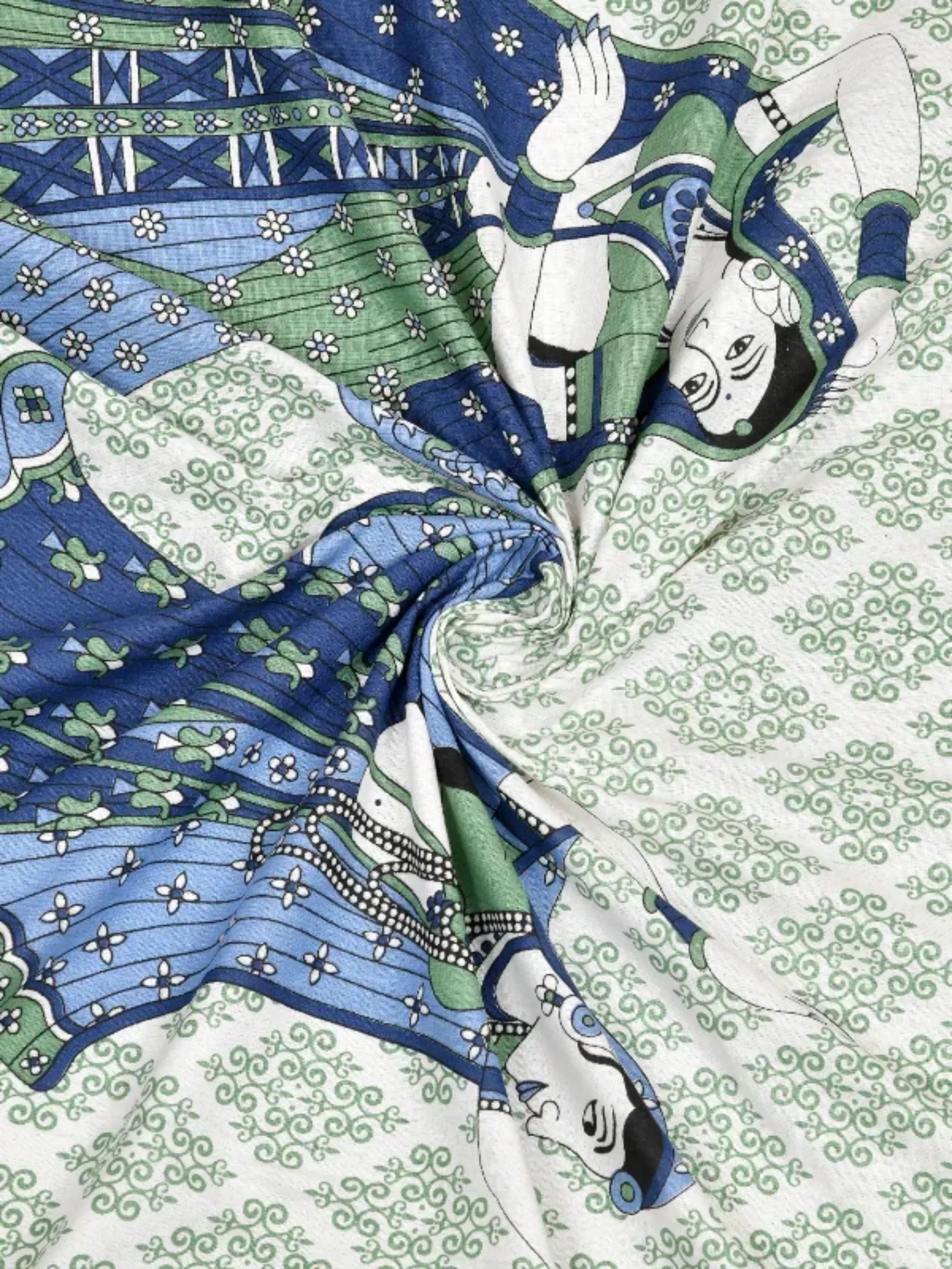 LIVING ROOTS 1 Queen Size Bedsheet 86*96 inches (7*8 Feet) with 2 Pillow Cover | Pure Cotton | Rich Fast Colour with No Colour Bleeding | Soft, Breathable & Skin Friendly, Keeps Your Body Cool (325-D)