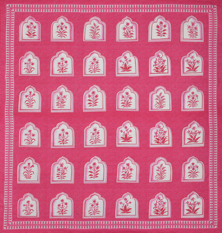 LIVING ROOTS 1 Queen Size Bedsheet 86*96 inches (7*8 Feet) with 2 Pillow Cover | Pure Cotton | Rich Fast Colour with No Colour Bleeding | Soft, Breathable & Skin Friendly, Keeps Your Body Cool (330-D)