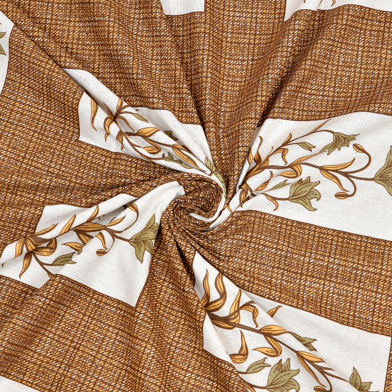 LIVING ROOTS 1 Queen Size Bedsheet 86*96 inches (7*8 Feet) with 2 Pillow Cover | Pure Cotton | Rich Fast Colour with No Colour Bleeding | Soft, Breathable & Skin Friendly, Keeps Your Body Cool (331-A)