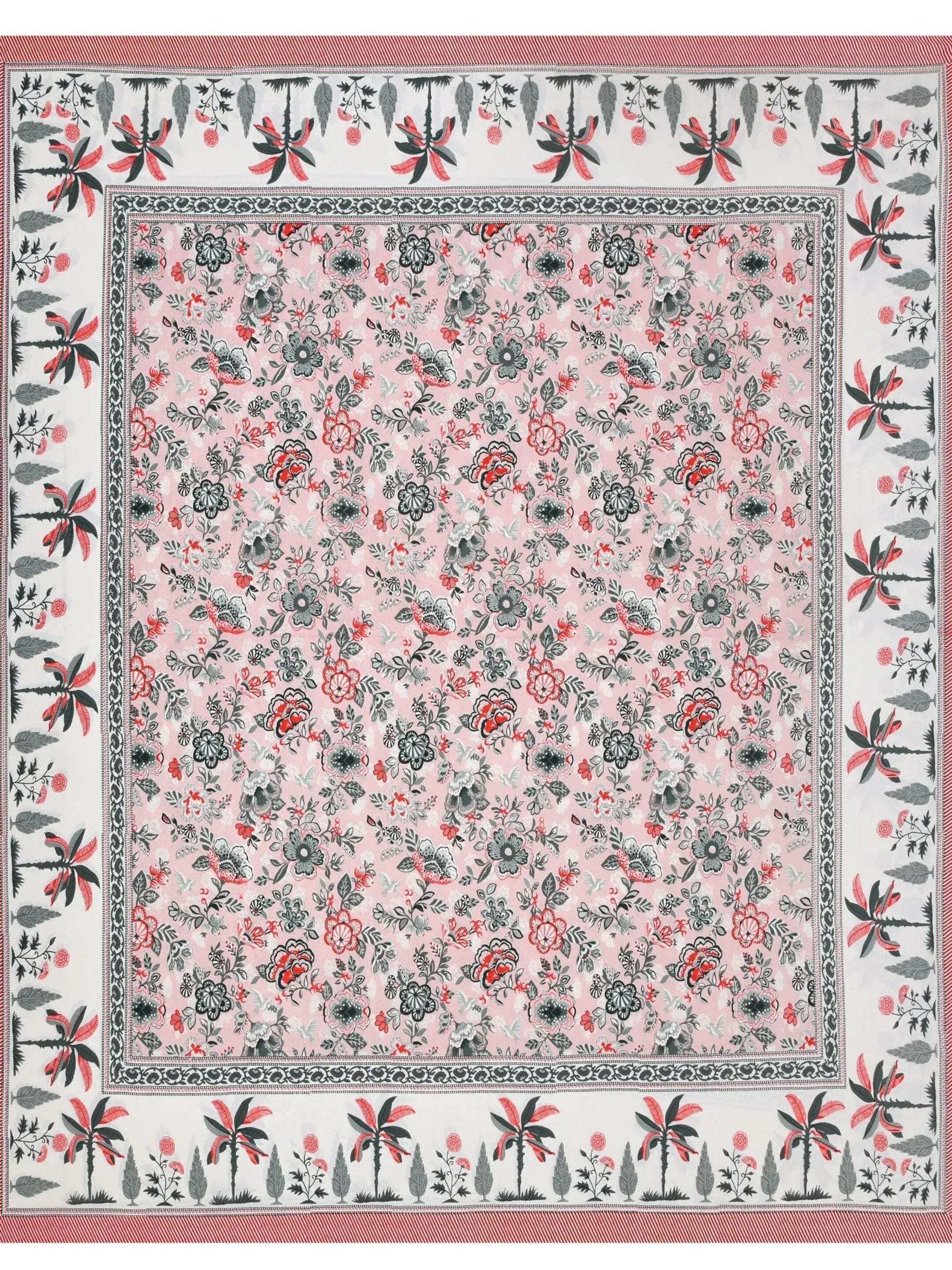 LIVING ROOTS 1 Super King Size Bedsheet 104*104 (8.5*8.5) feet with 2 Pillow Cover | Twill Cotton | Rich Fast Colour with No Colour Bleeding | Soft, Breathable & Skin Friendly, Keeps Your Body  Cool (378-A)