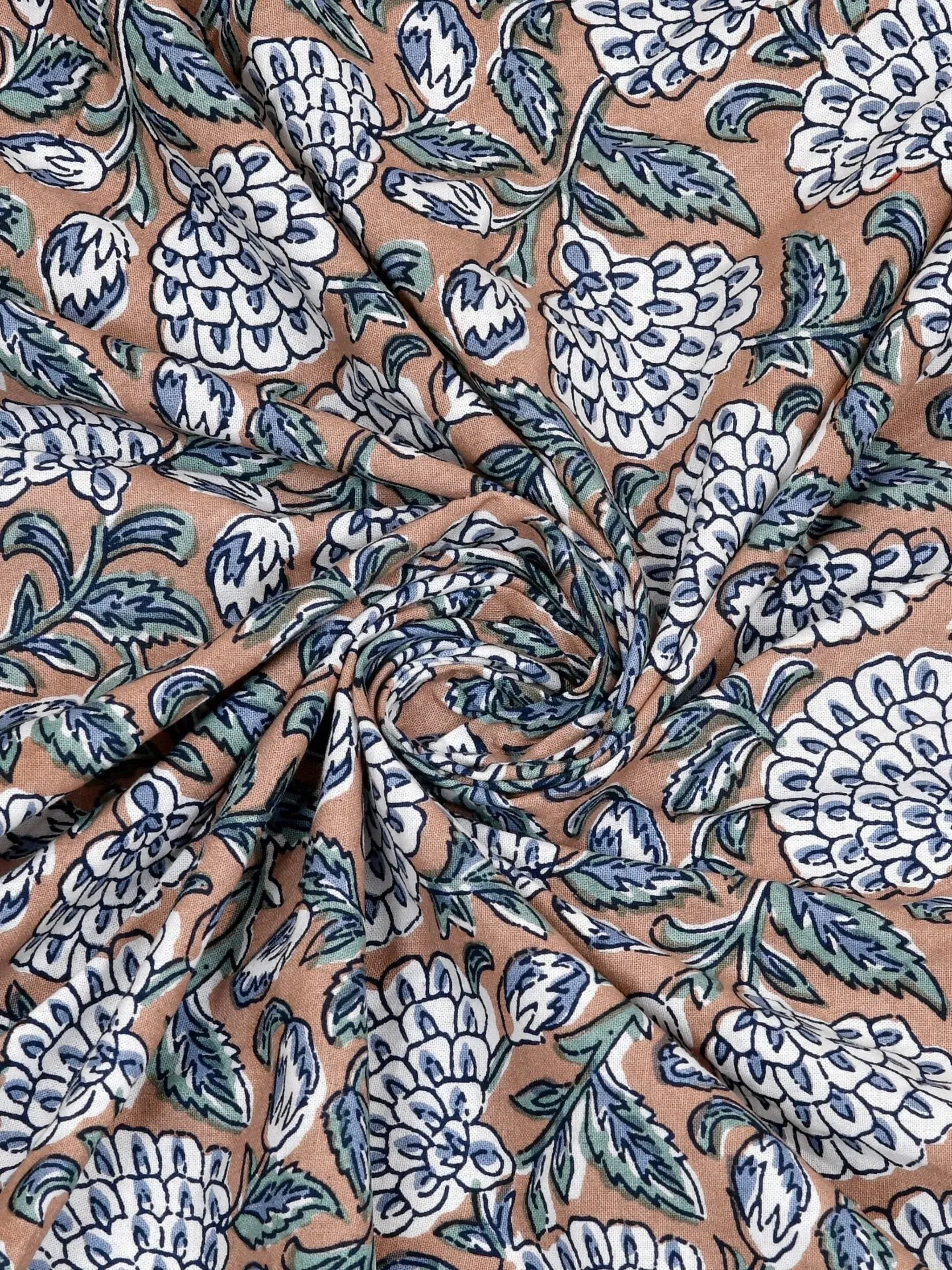 LIVING ROOTS 1 Double King Size Bedsheet 90*104 inches (7.5*8.5 Feet) with 2 Pillow Cover | Pure Cotton | Rich Fast Colour with No Colour Bleeding | Soft, Breathable & Skin Friendly, Keeps Your Body Cool (387-A)