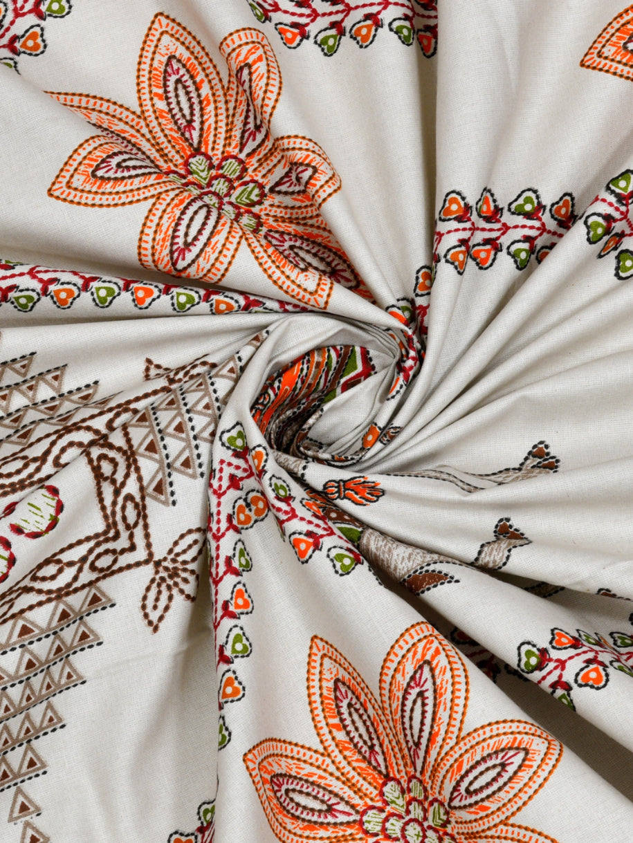 LIVING ROOTS Pure Cotton 1 Super King Size Bedsheet 104*104 inches (8.6*8.6 Feet) With 2 Pillow Cover | Rich Fast Colour With No Colour Bleeding | Soft Skin Friendly (429-A)
