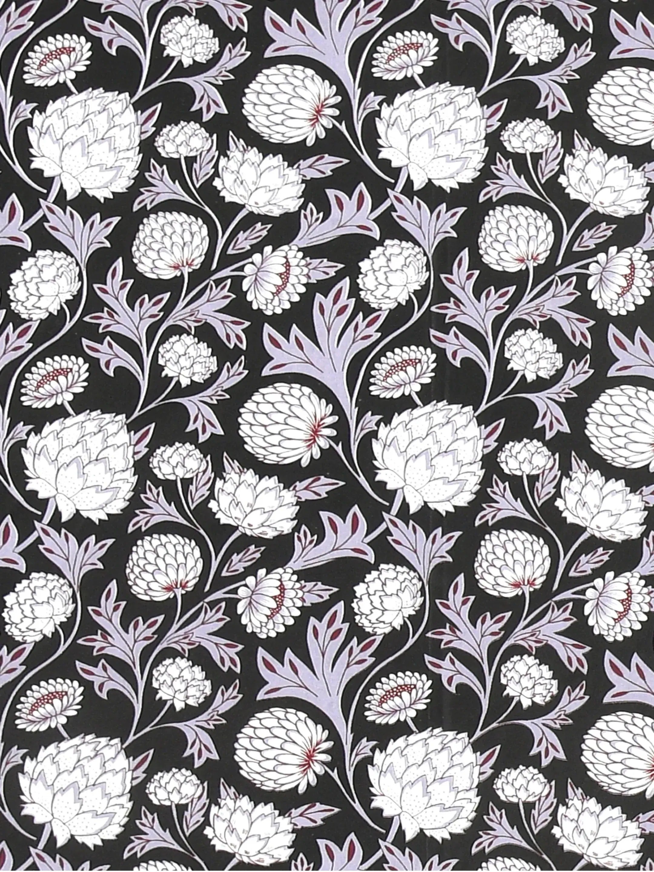 LIVING ROOTS Jaipuri Hand Block Print Double King Cotton 86*104 Inches (7.1*8.6 Feet) With 2 Pillow Cover | 220 TC | Rich Fast Colour With No Colour Bleeding (480-C) (Black)