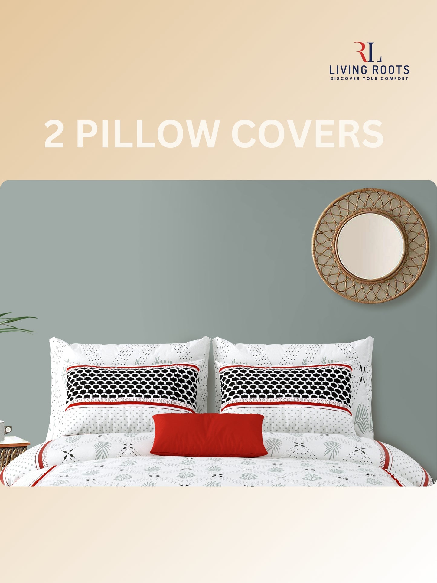 1 Double King Size Bedsheet 86*104 inches (7.1*8.6 feet ) With 2 Pillow Cover | Pure Cotton | Rich Fast Colour with No Colour Bleeding | Soft & Skin Friendly (495-A)