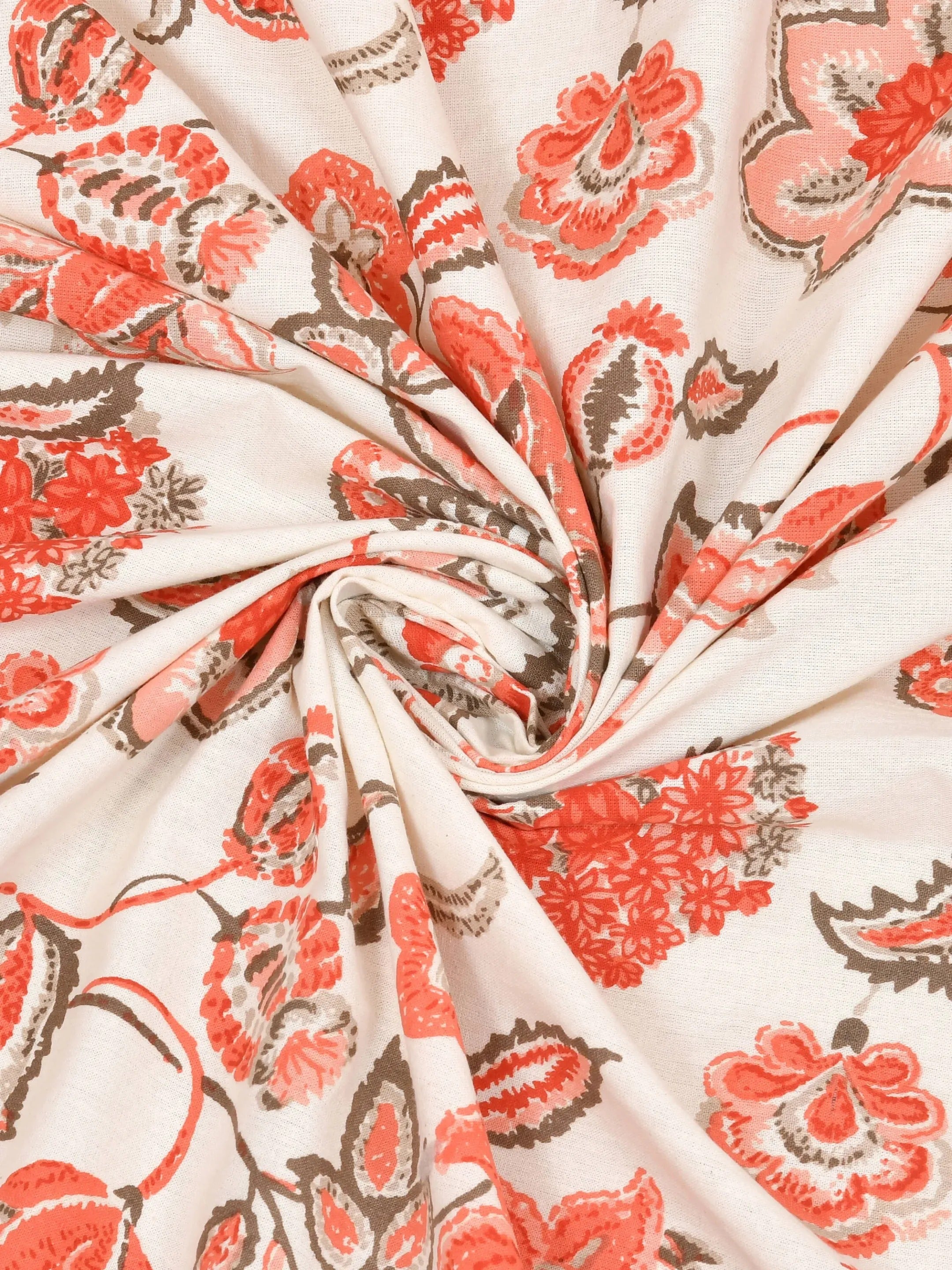 LIVING ROOTS 1 Double BedCover 91 x 104 inches (7.5*8.5 Feet) with 2 pillow covers | Rich Fast Colour with No Colour Bleeding | Soft, Breathable & Skin Friendly (32-001-C)