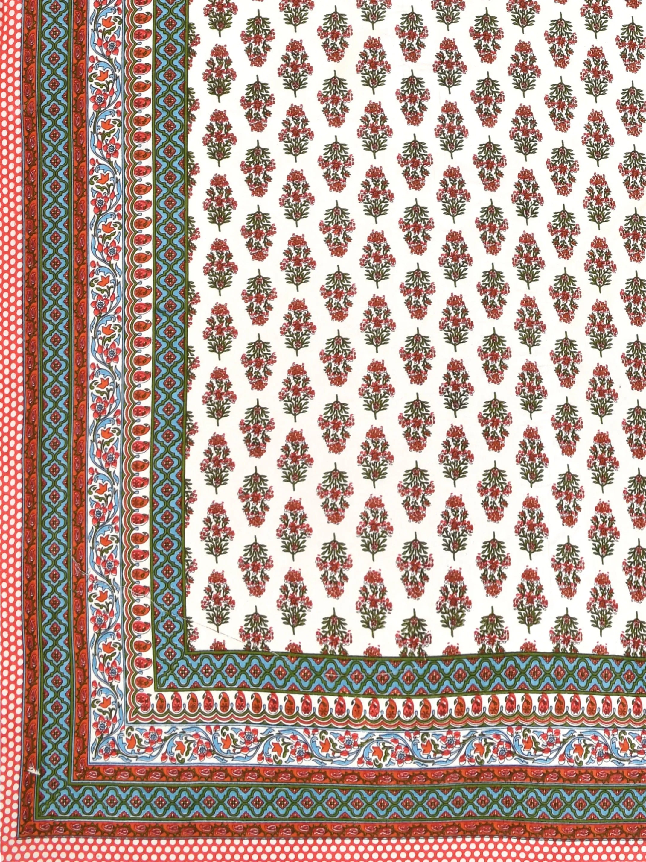 LIVING ROOTS 1 Double BedCover 91 x 104 inches (7.5*8.5 Feet) with 2 pillow covers | Rich Fast Colour with No Colour Bleeding | Soft, Breathable & Skin Friendly (32-002-C)