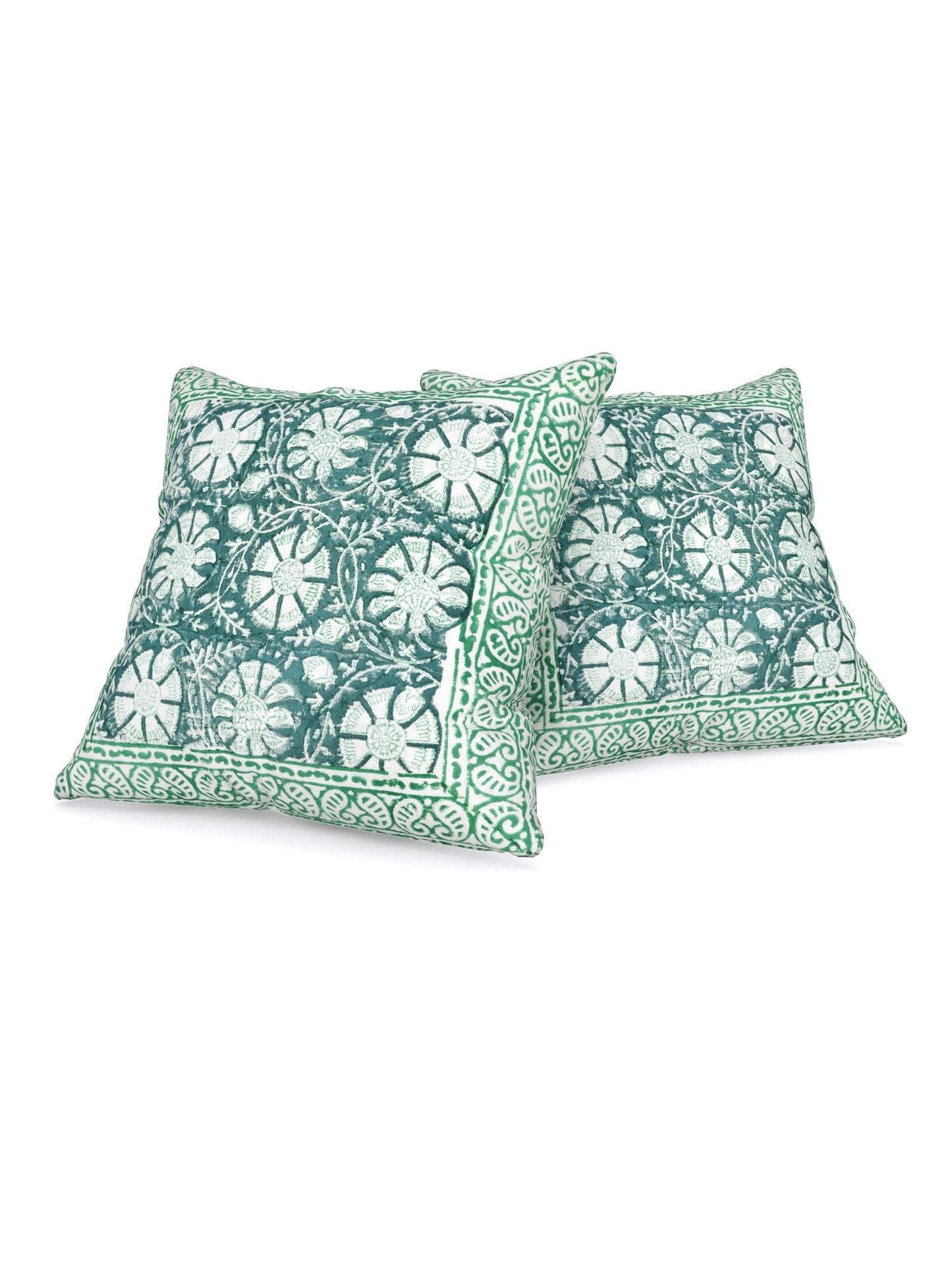 Living Roots Elephant Patchwork Cotton Cushion Cover- Set of 5 (40-041-2PC)