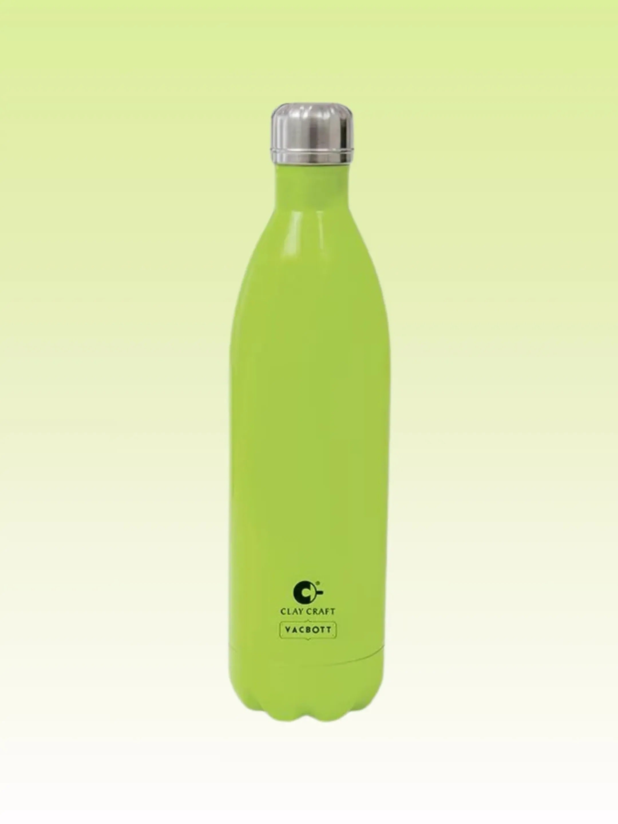 Vacbott Vaccum Bottle, 500ml Stark Double Walled 24 Hours Hot and Cold Water Bottle with Bag, 500 ml, Green