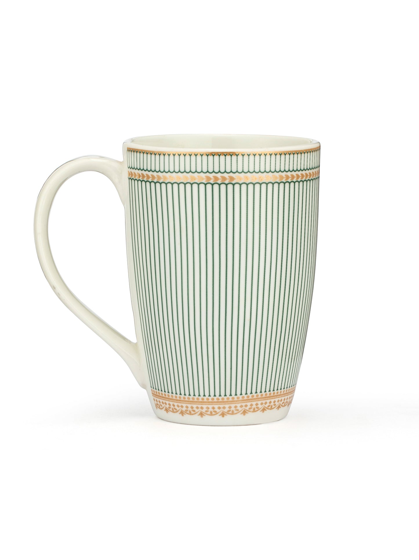 JCPL Orion Striped Coffee & Milk Mug 330ml, 1 Piece, OR3