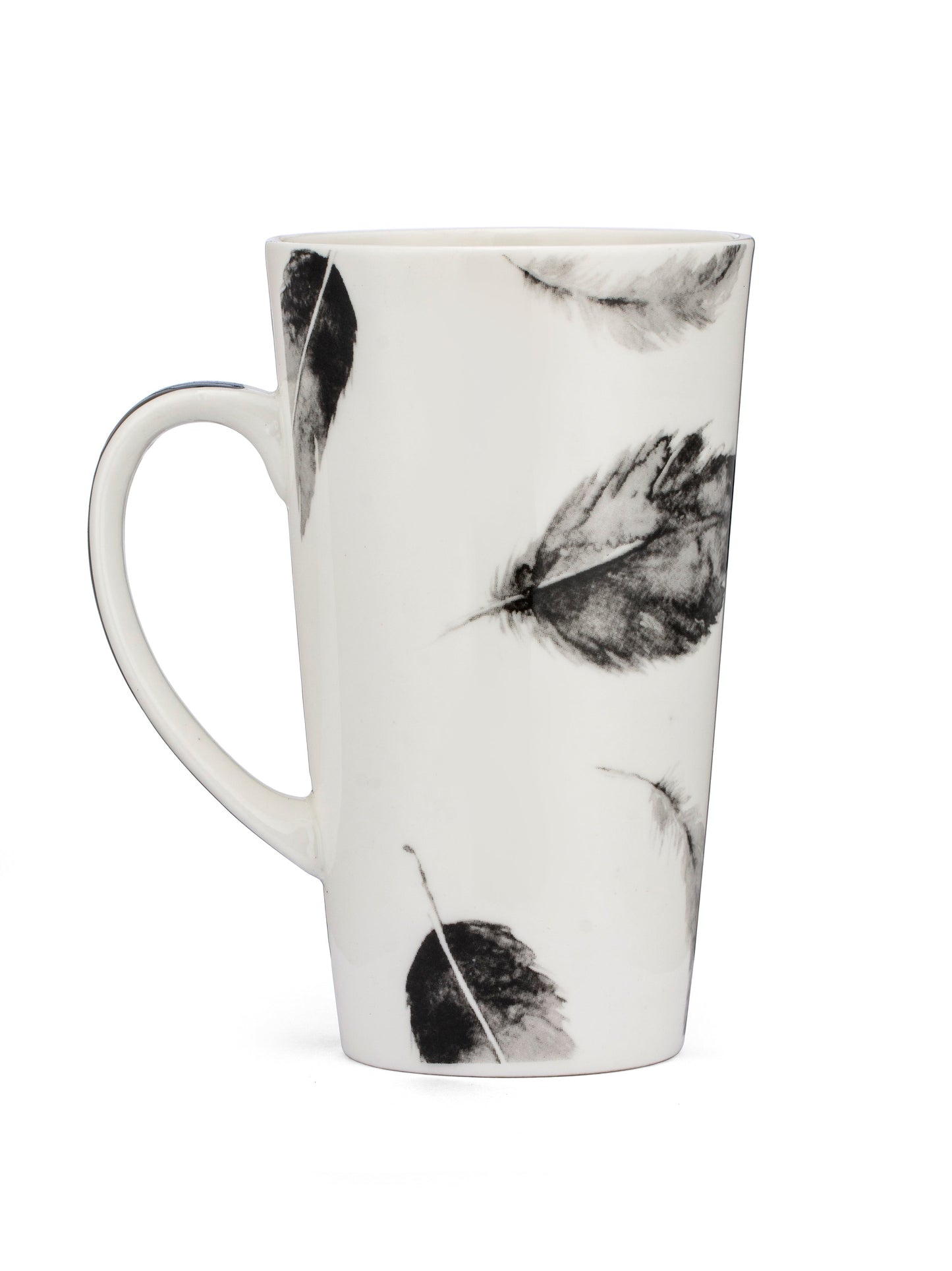 Tall Monochrome Coffee & Milk Mug, 600ml, 1 Piece (MC711)