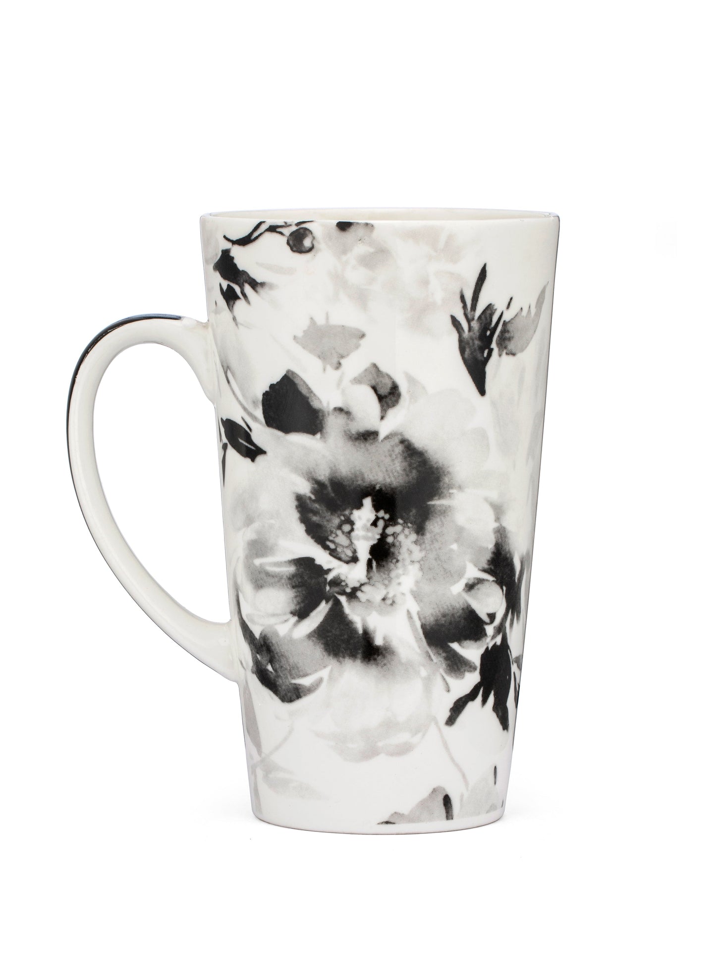 Tall Monochrome Coffee & Milk Mug, 600ml, 1 Piece (MC710)