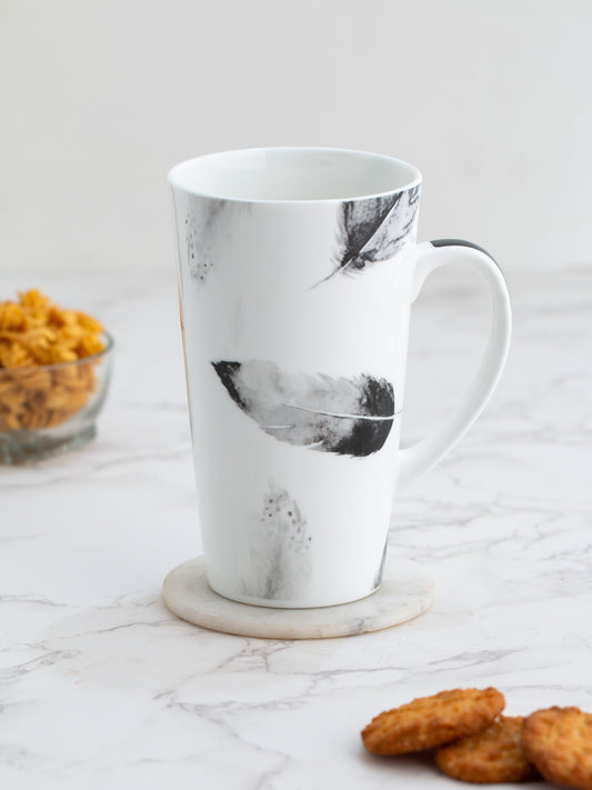 Tall Monochrome Coffee & Milk Mug, 600ml, 1 Piece (MC711)