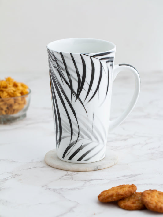 Tall Monochrome Coffee & Milk Mug, 600ml, 1 Piece (MC709)