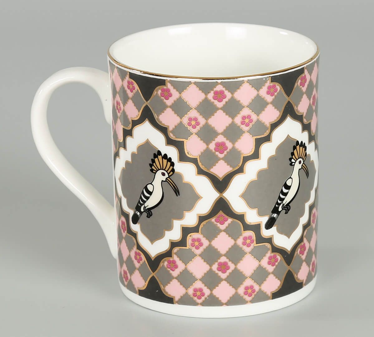 India Circus Cacatua Galerita's Realm Coffee & Milk Mug Set of 2