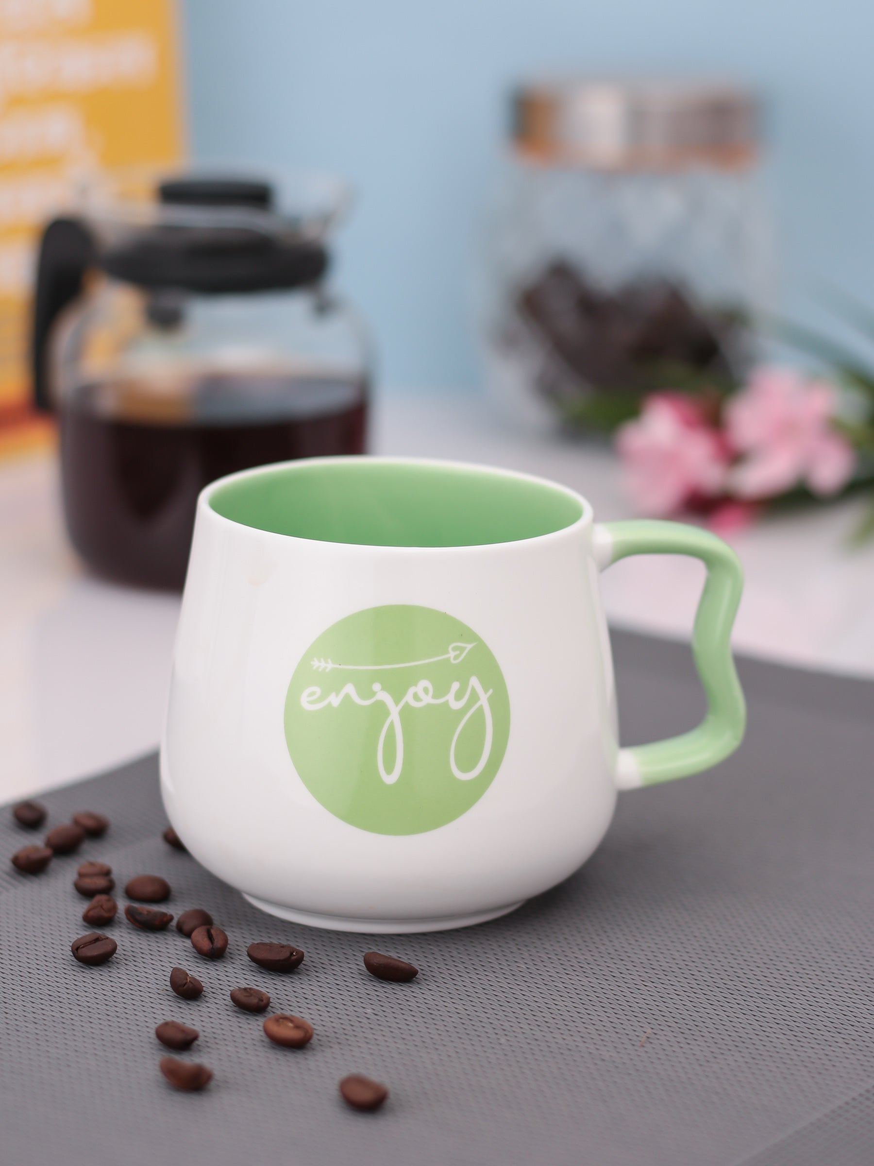 JCPL Ample Zest Coffee & Milk Mug, 330ml, 1 Piece, AM12 - Clay Craft India